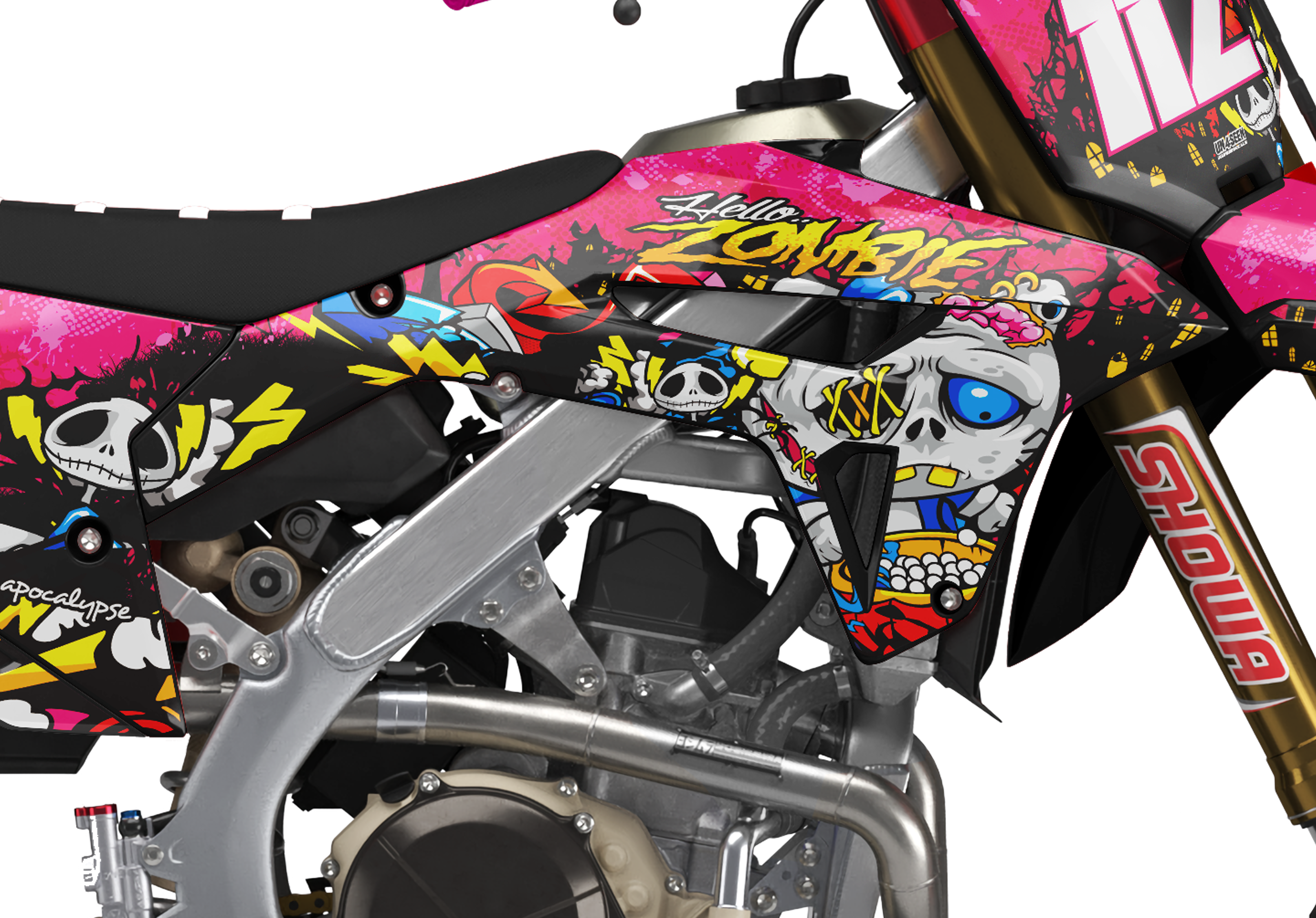 Honda Zombie Graphics Kit - Hello Kitty