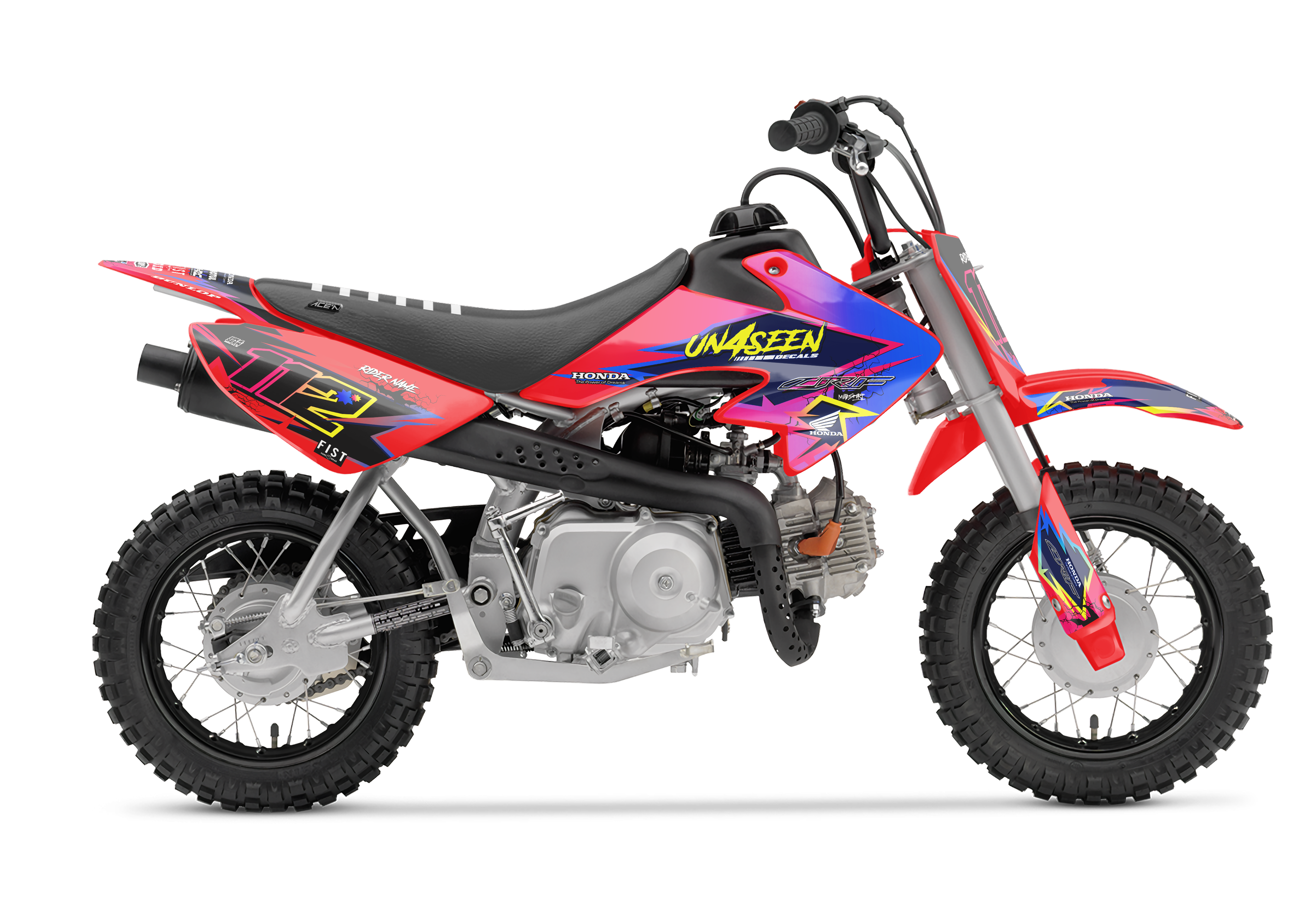 Honda Crf50 Graphics Kit - Explode