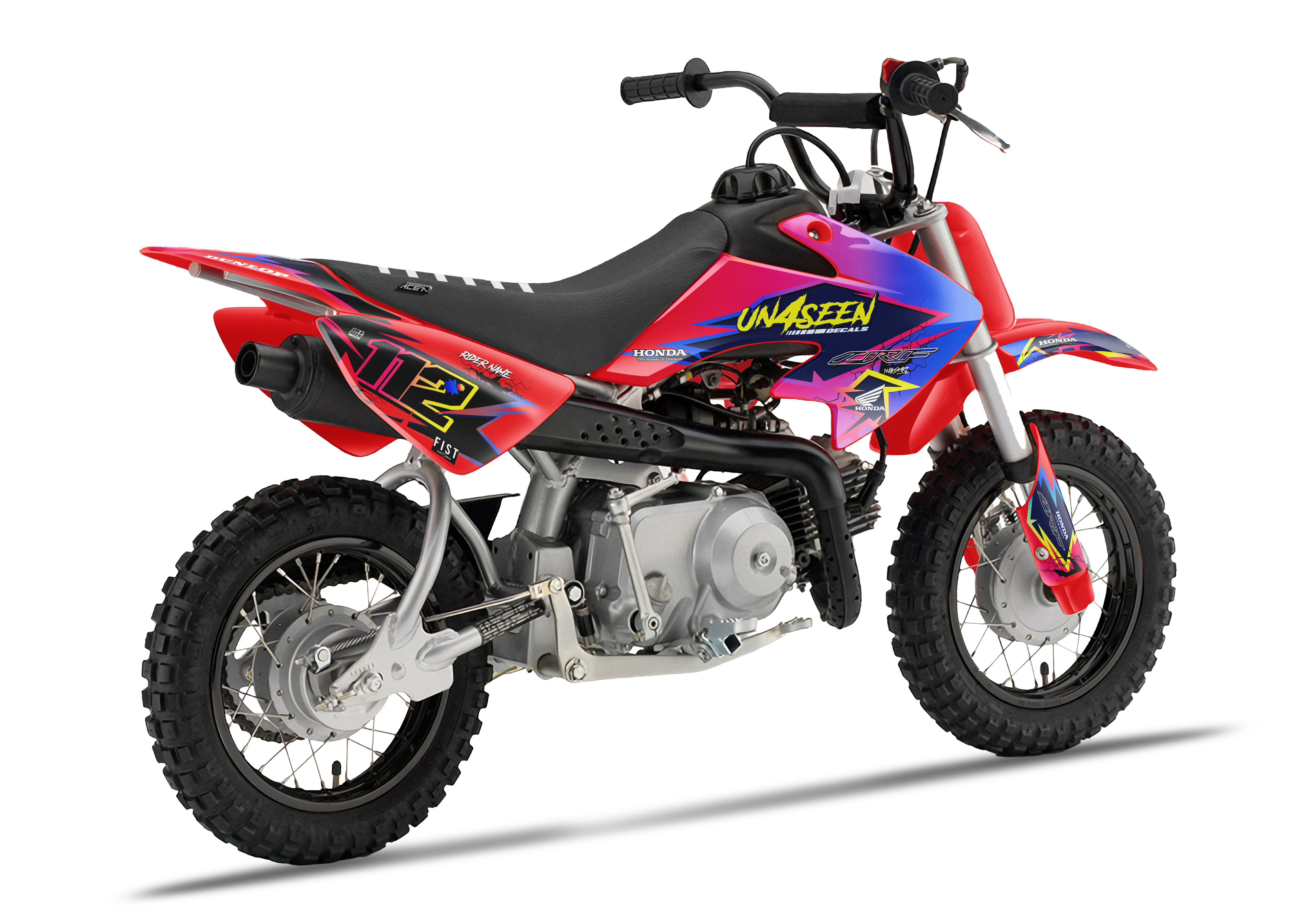 Honda Crf50 Graphics Kit - Explode