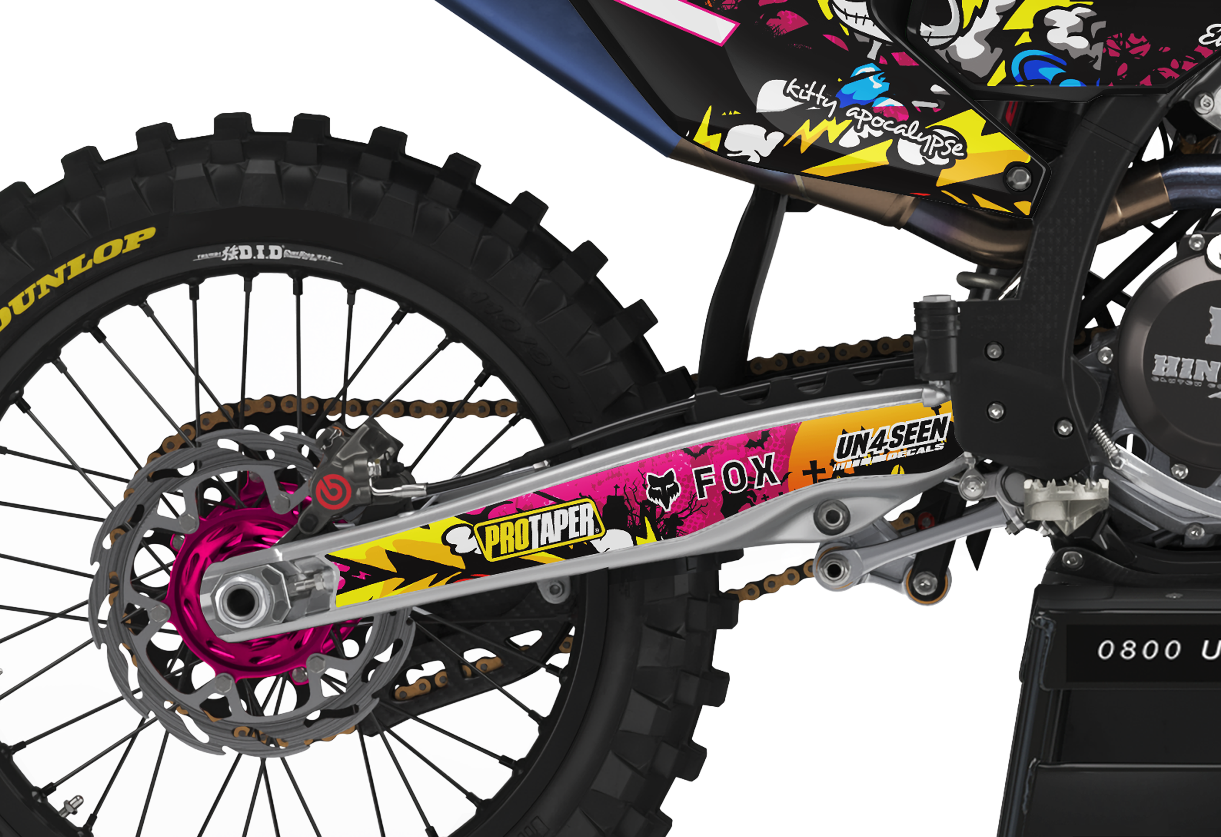 Husqvarna Zombie Graphics Kit - Hello Kitty