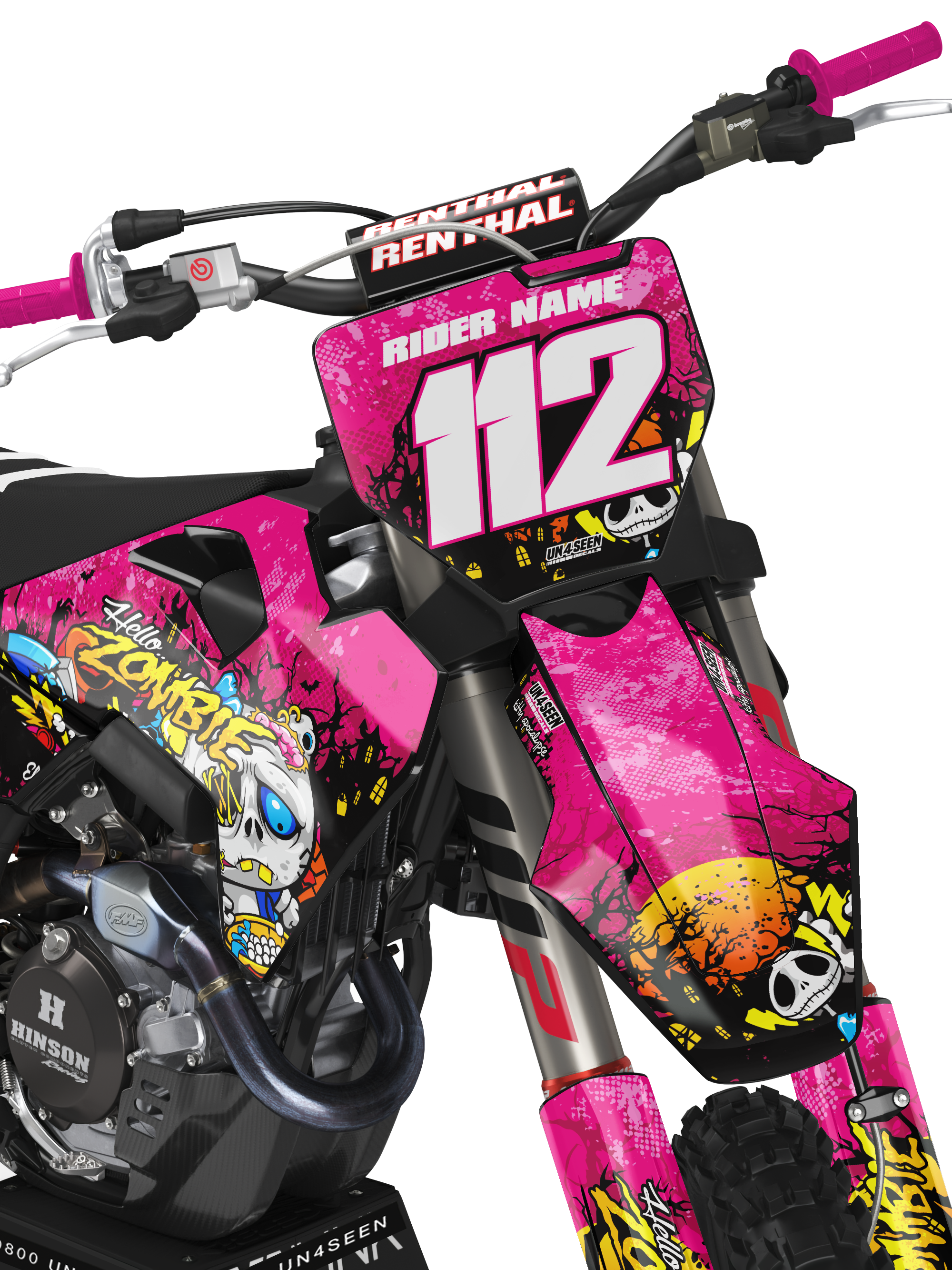 Husqvarna Zombie Graphics Kit - Hello Kitty