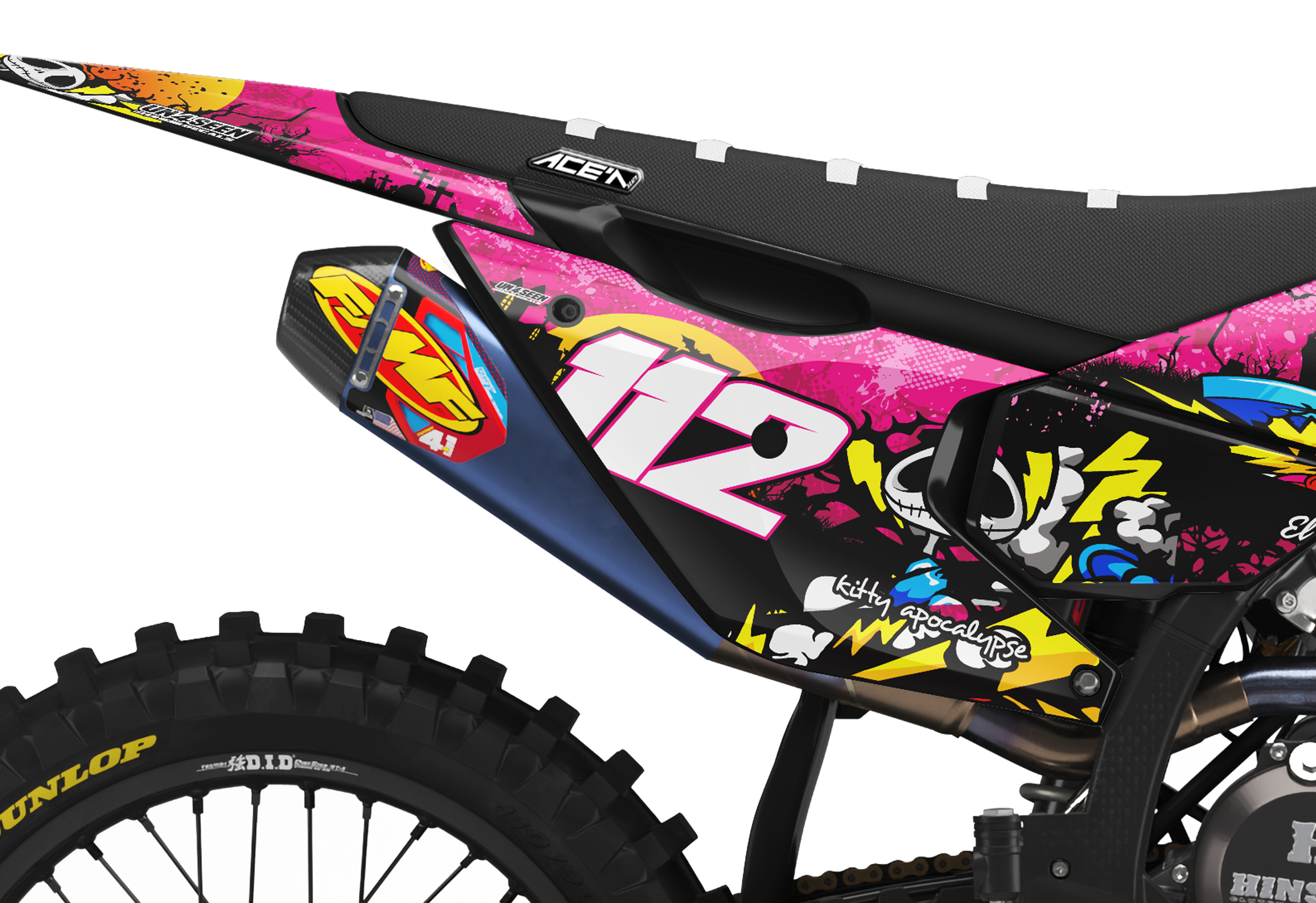 Husqvarna Zombie Graphics Kit - Hello Kitty