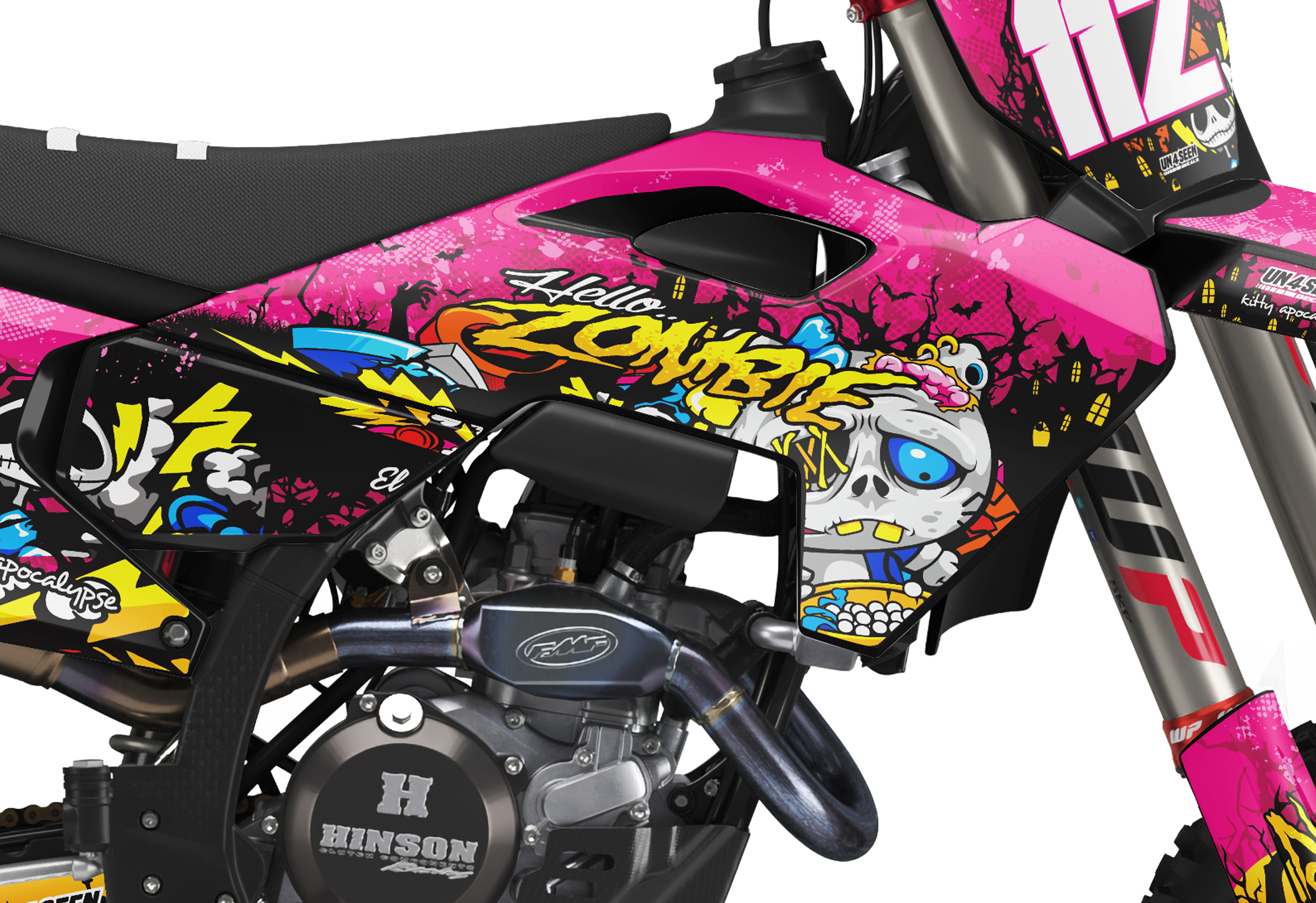 Husqvarna Zombie Graphics Kit - Hello Kitty