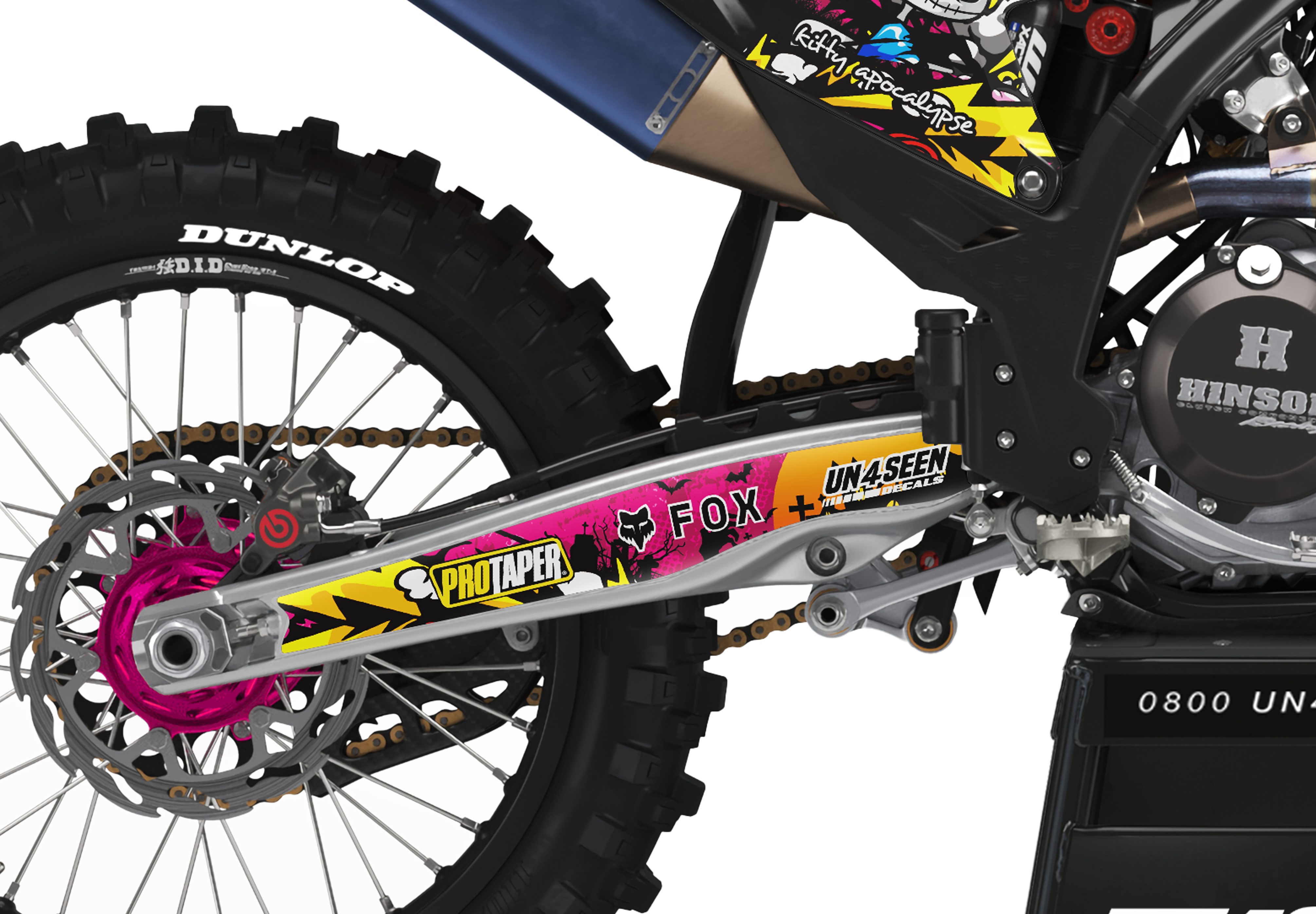 KTM Zombie Graphics Kit - Hello Kitty