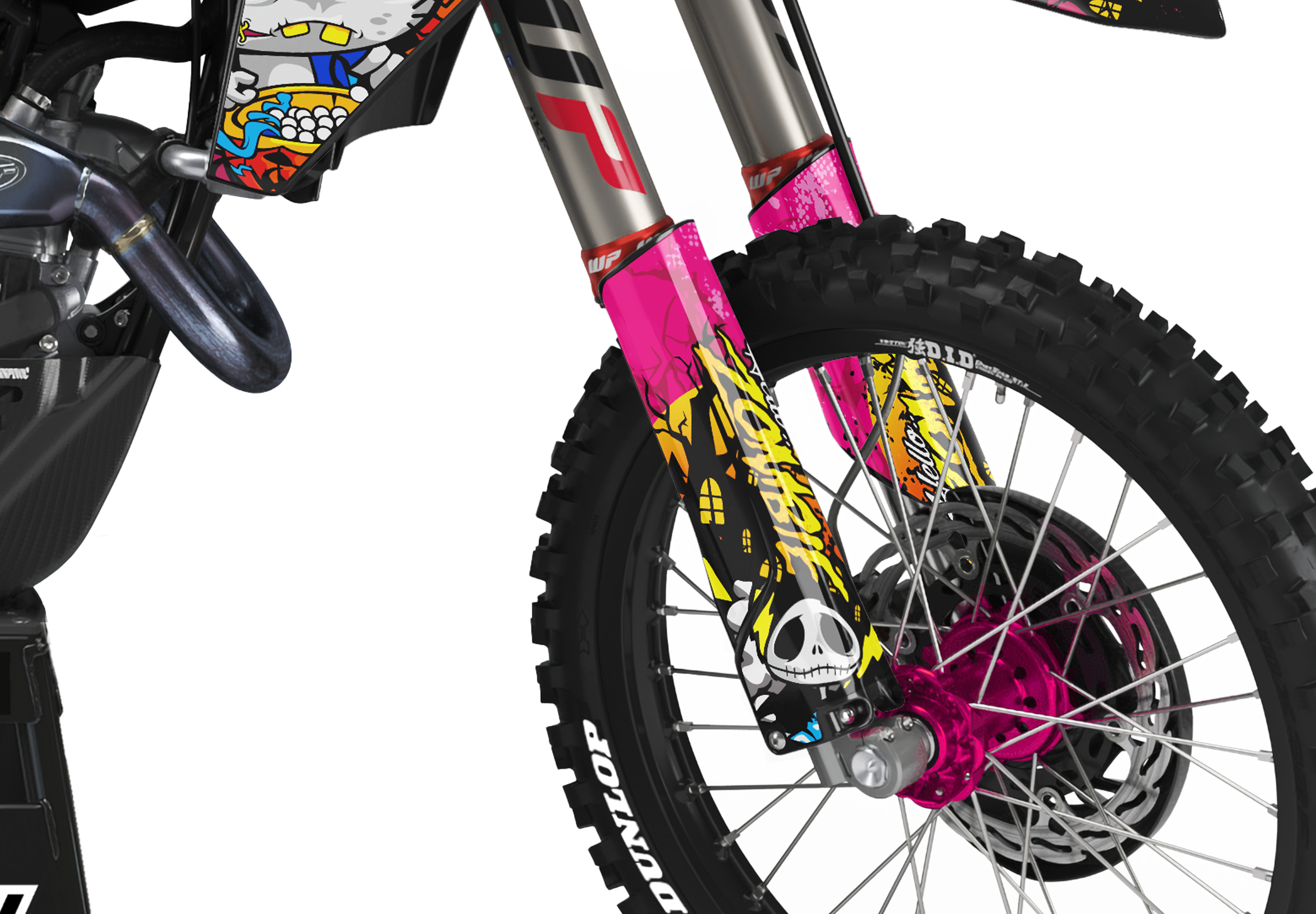 KTM Zombie Graphics Kit - Hello Kitty