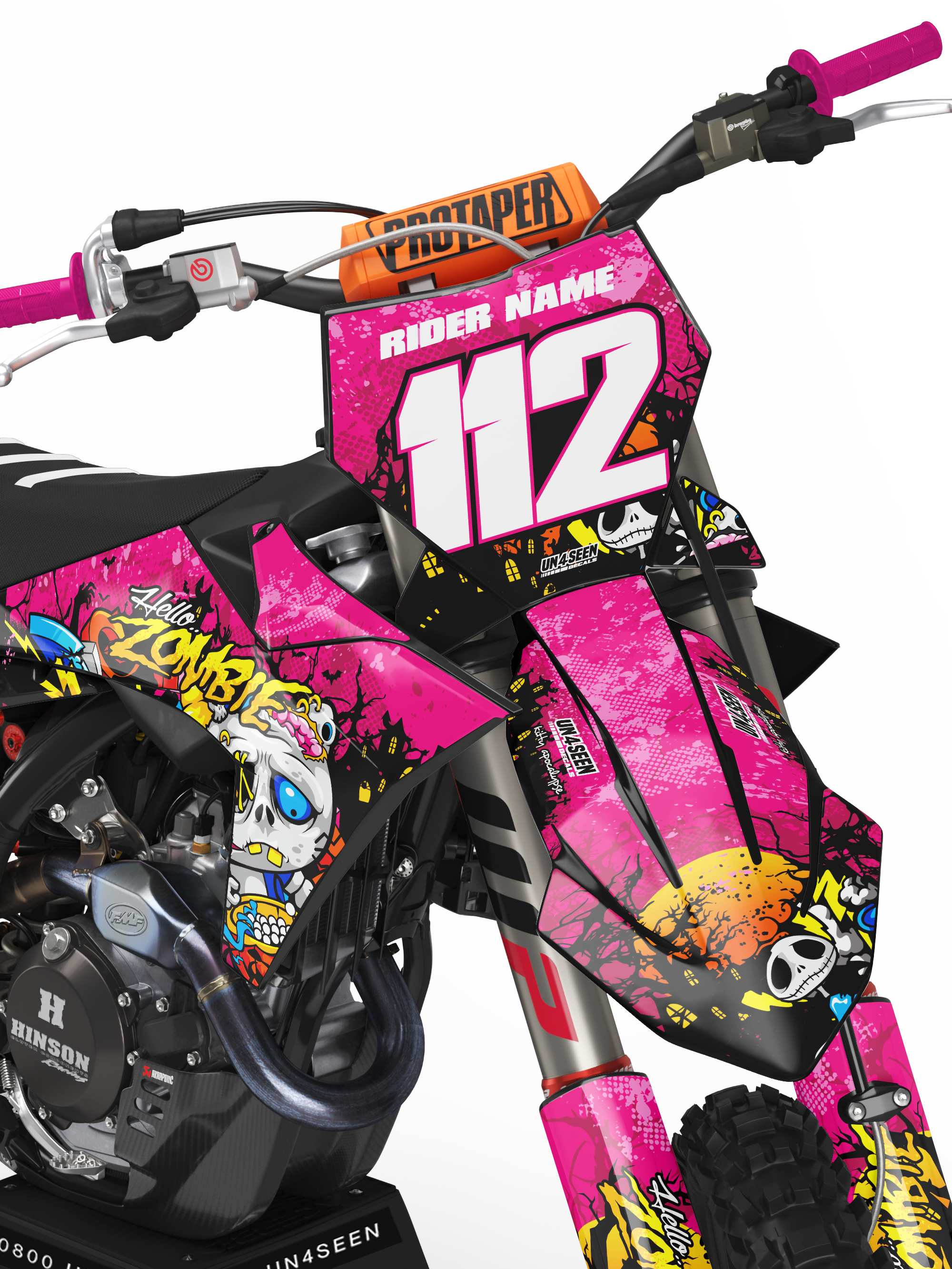 KTM Zombie Graphics Kit - Hello Kitty