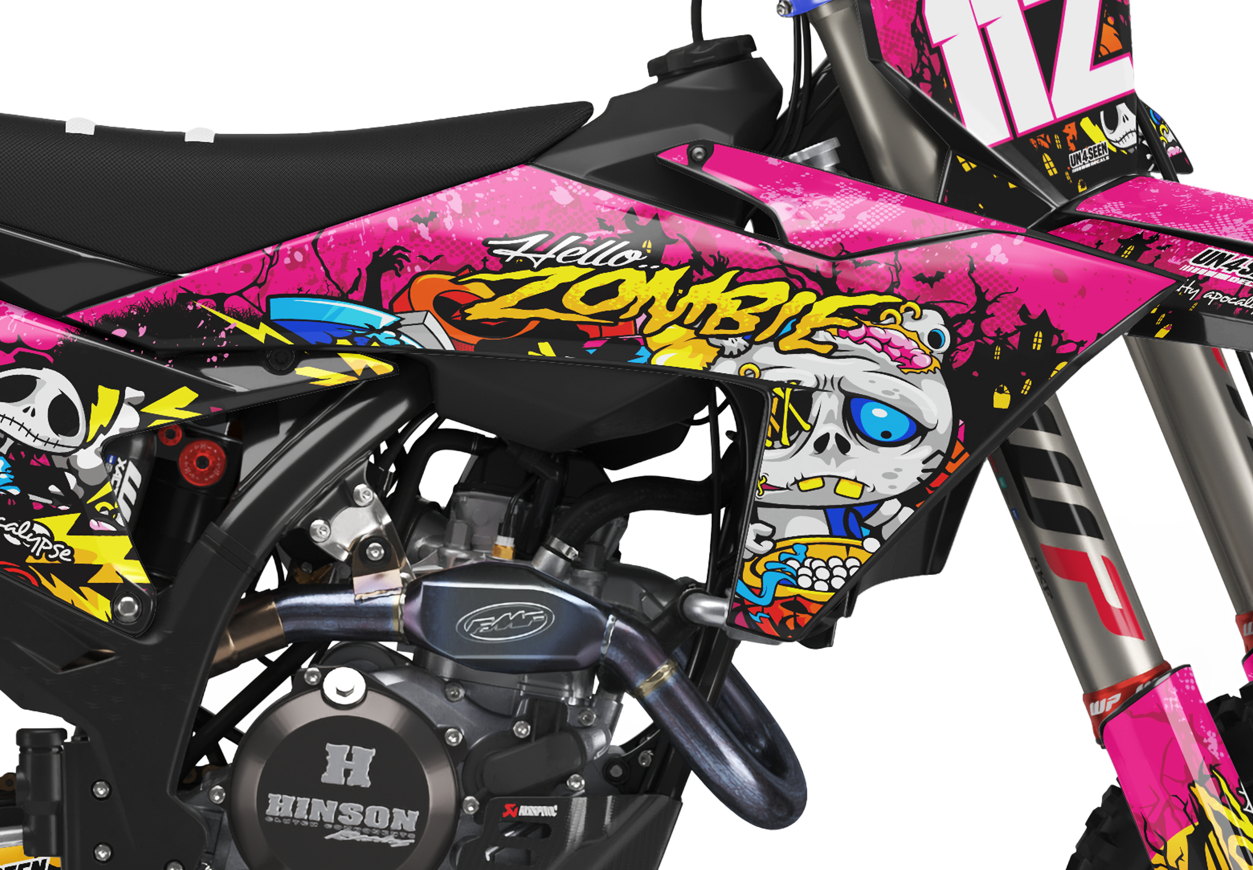 KTM Zombie Graphics Kit - Hello Kitty