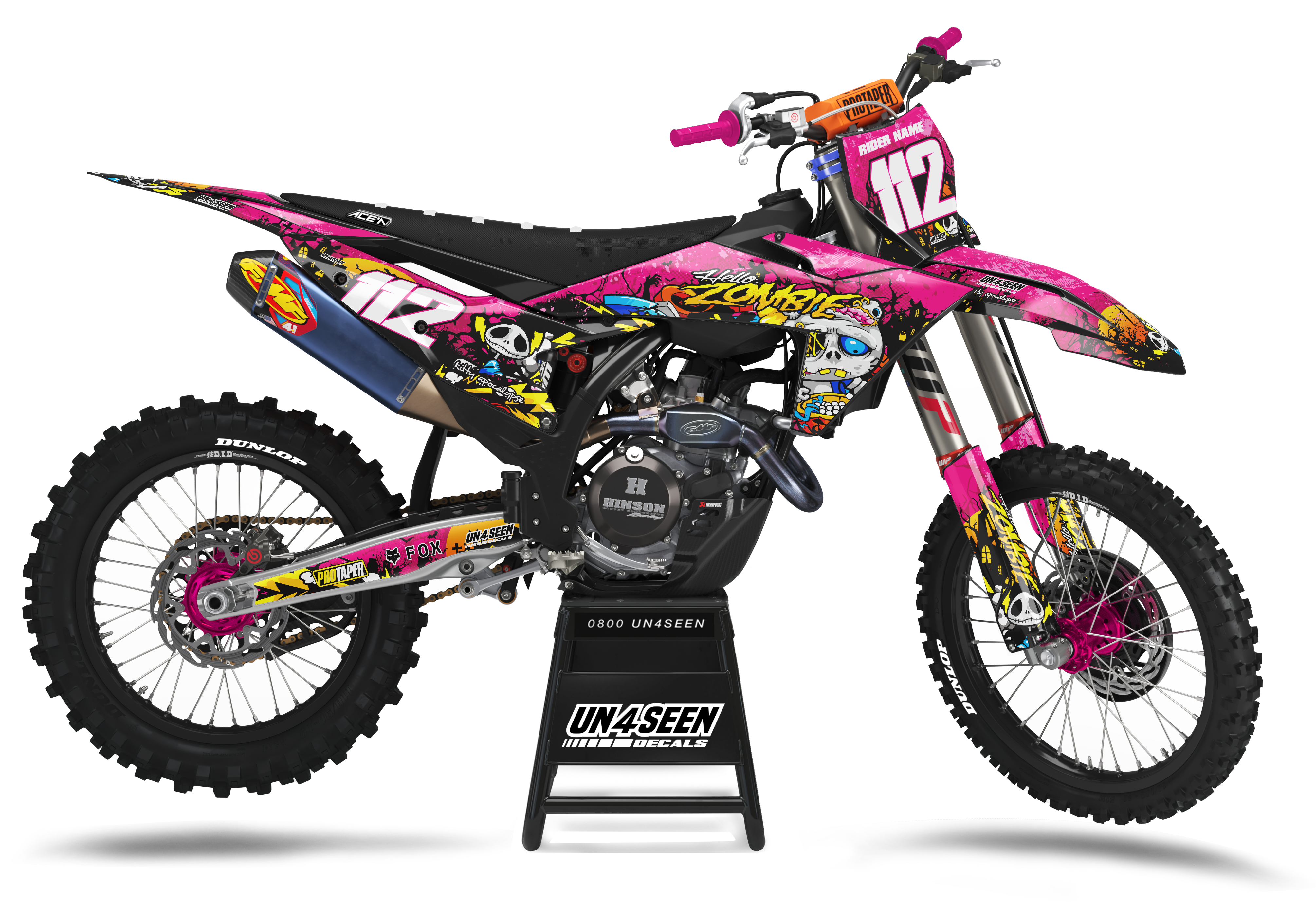KTM Zombie Graphics Kit - Hello Kitty