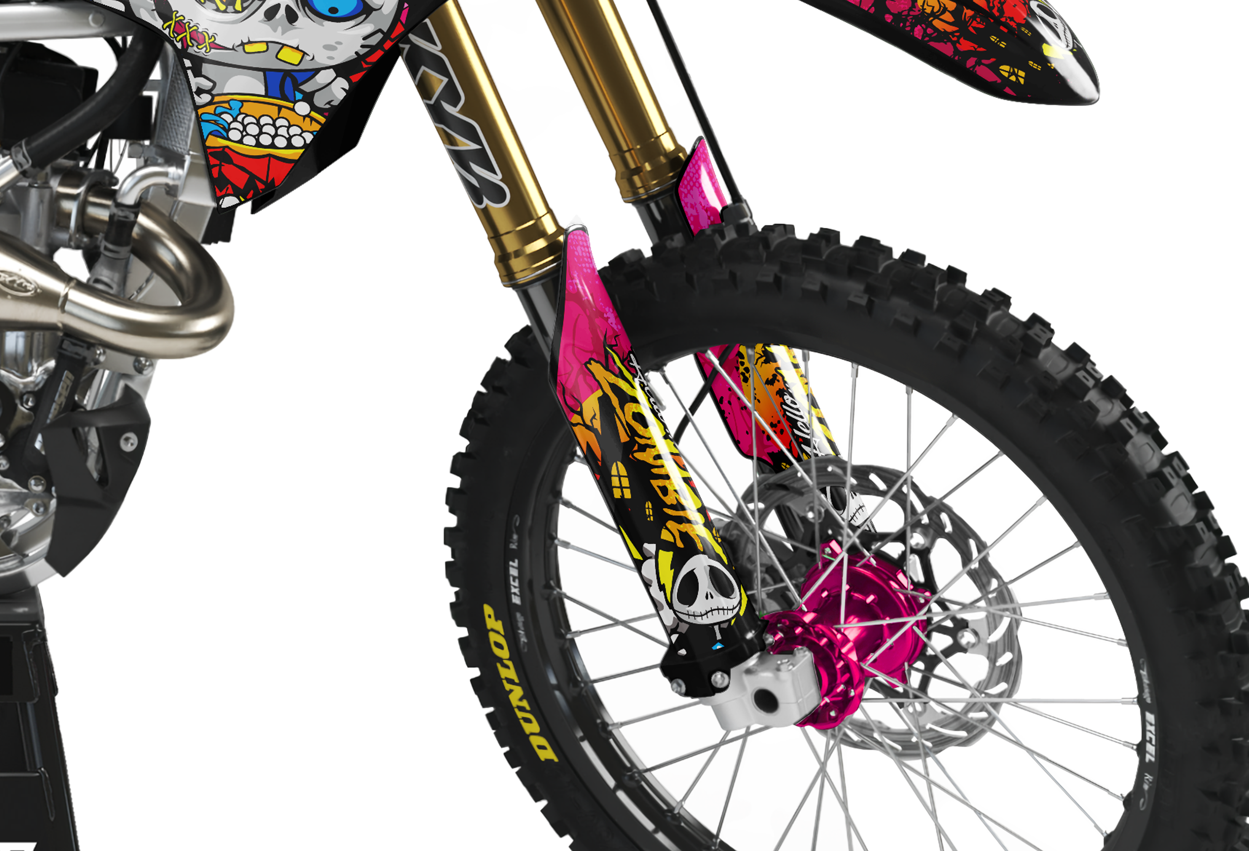 Kawasaki Zombie Graphics Kit - Hello Kitty