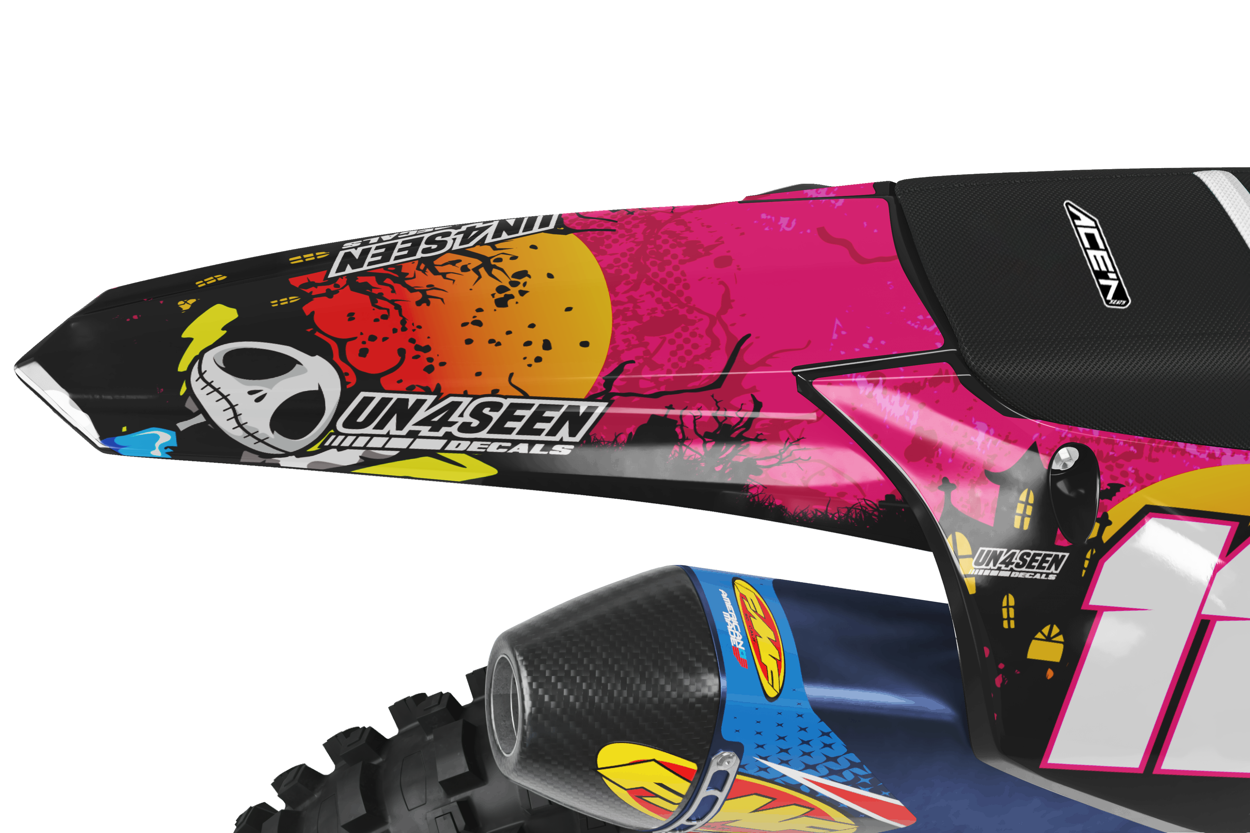 Kawasaki Zombie Graphics Kit - Hello Kitty