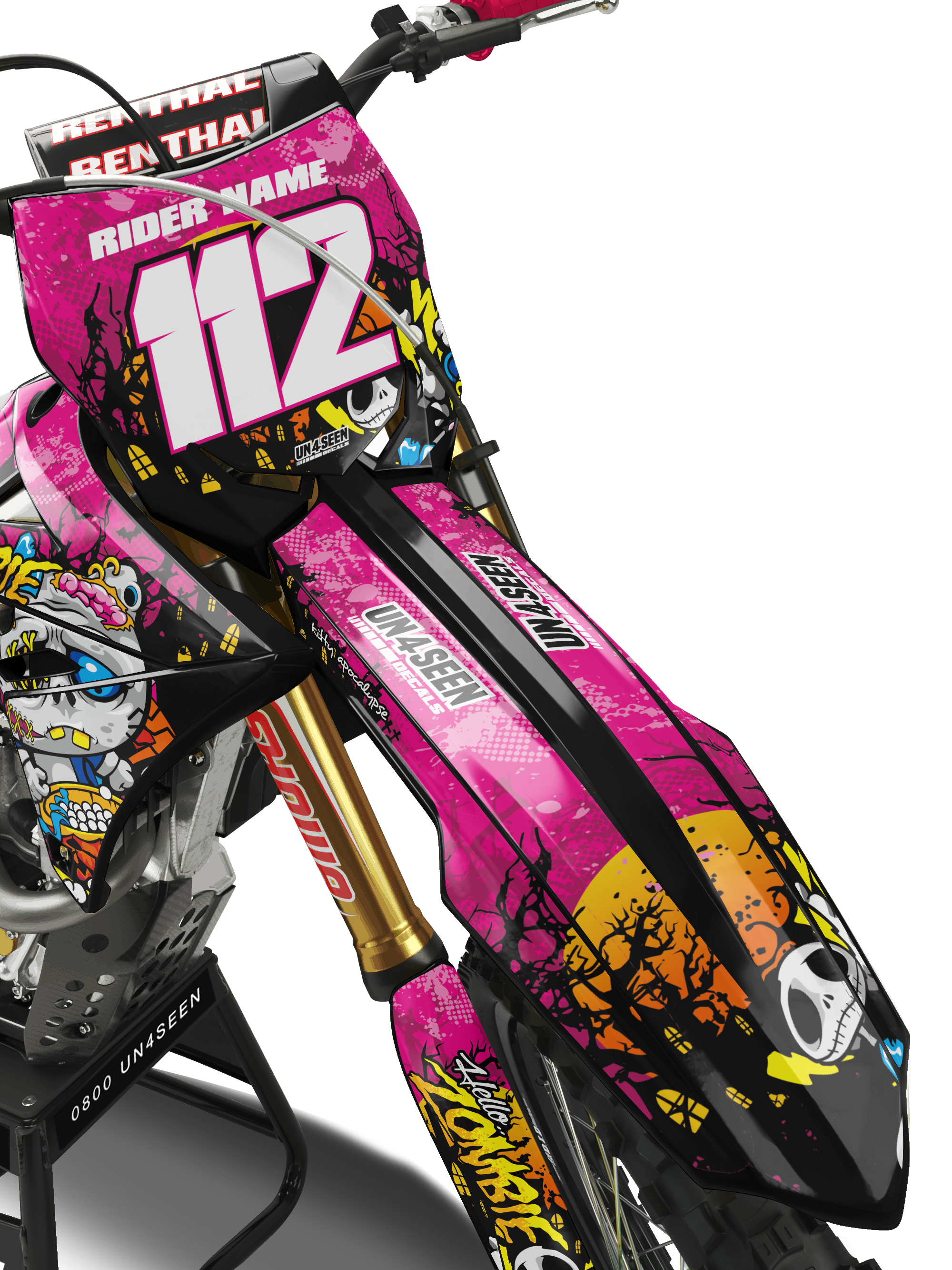 Suzuki Zombie Graphics Kit - Hello Kitty