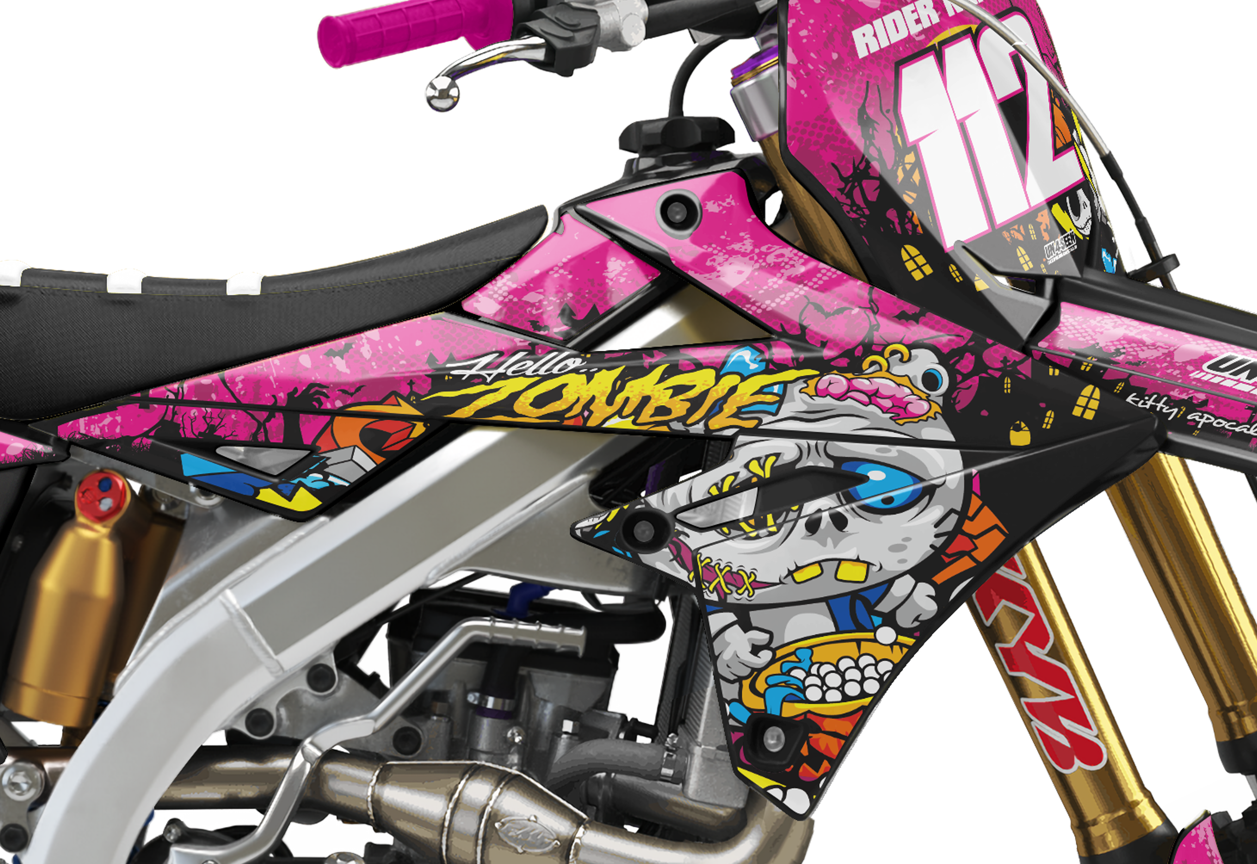 Suzuki Zombie Graphics Kit - Hello Kitty