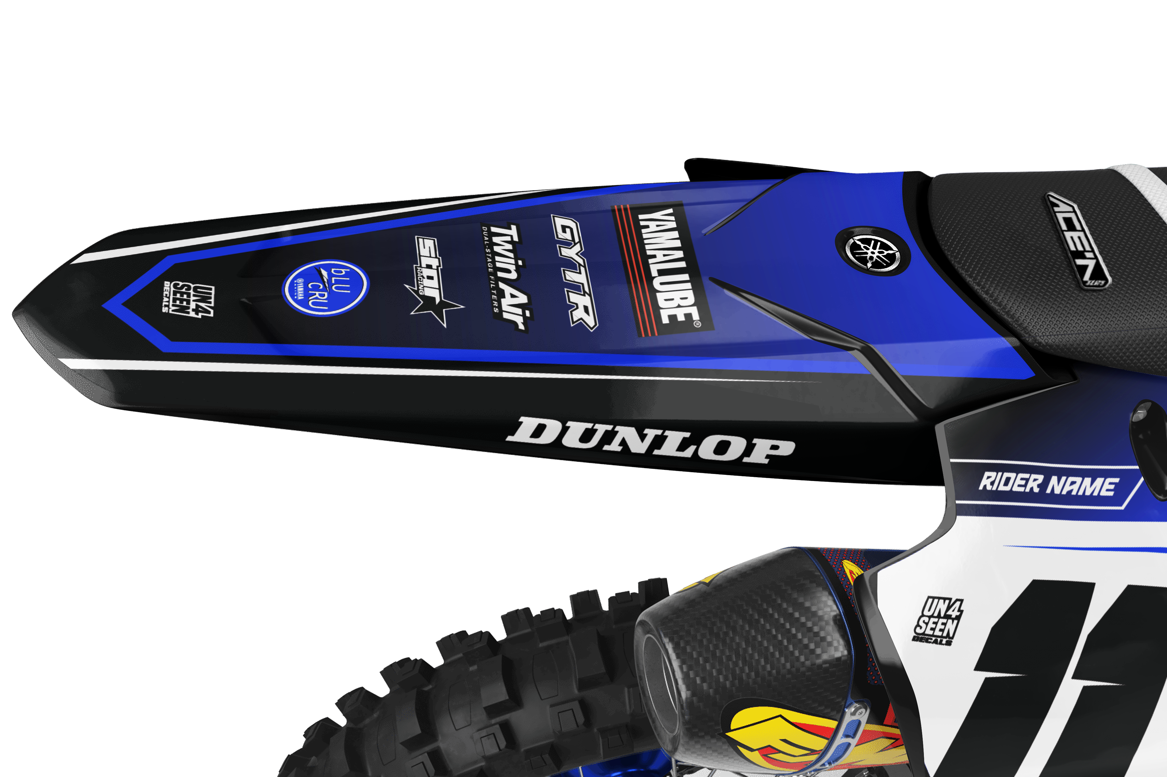 Yamaha Graphics Kit - Now Blue