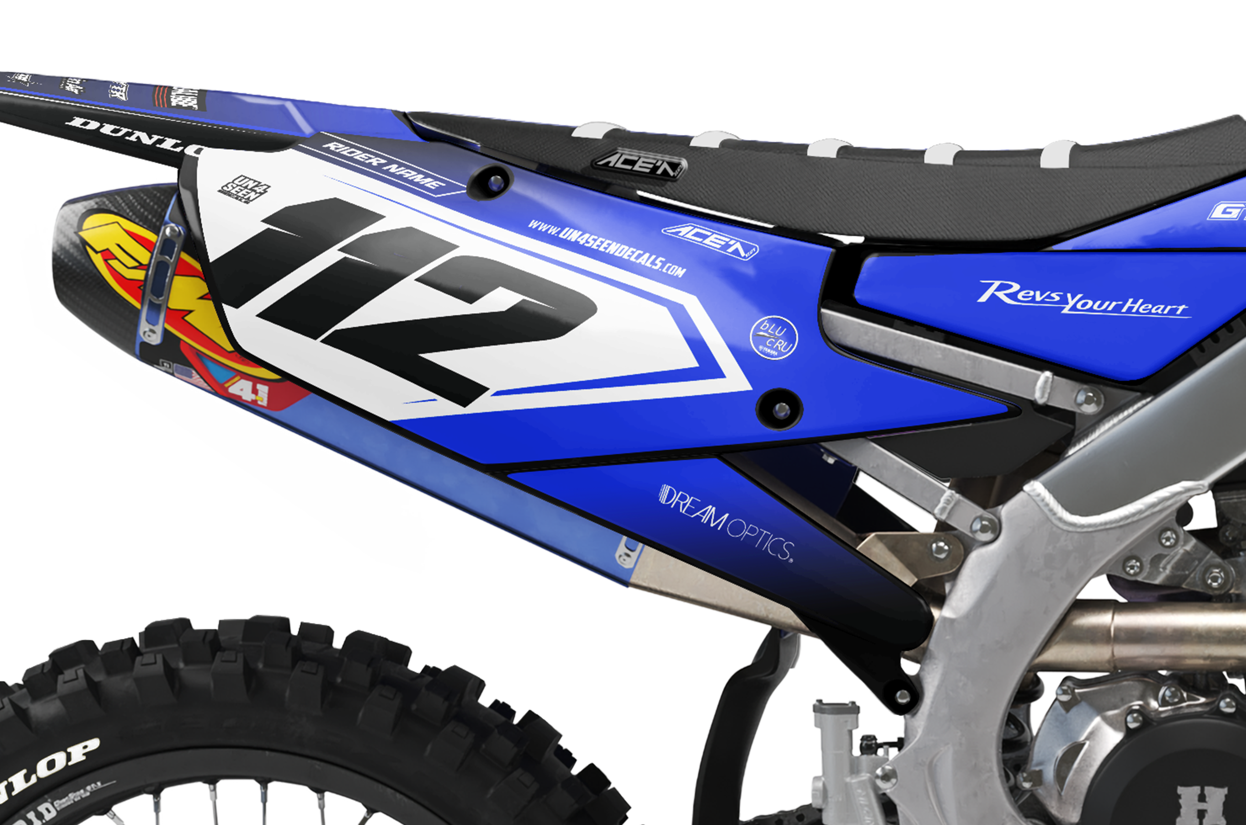 Yamaha Graphics Kit - Now Blue