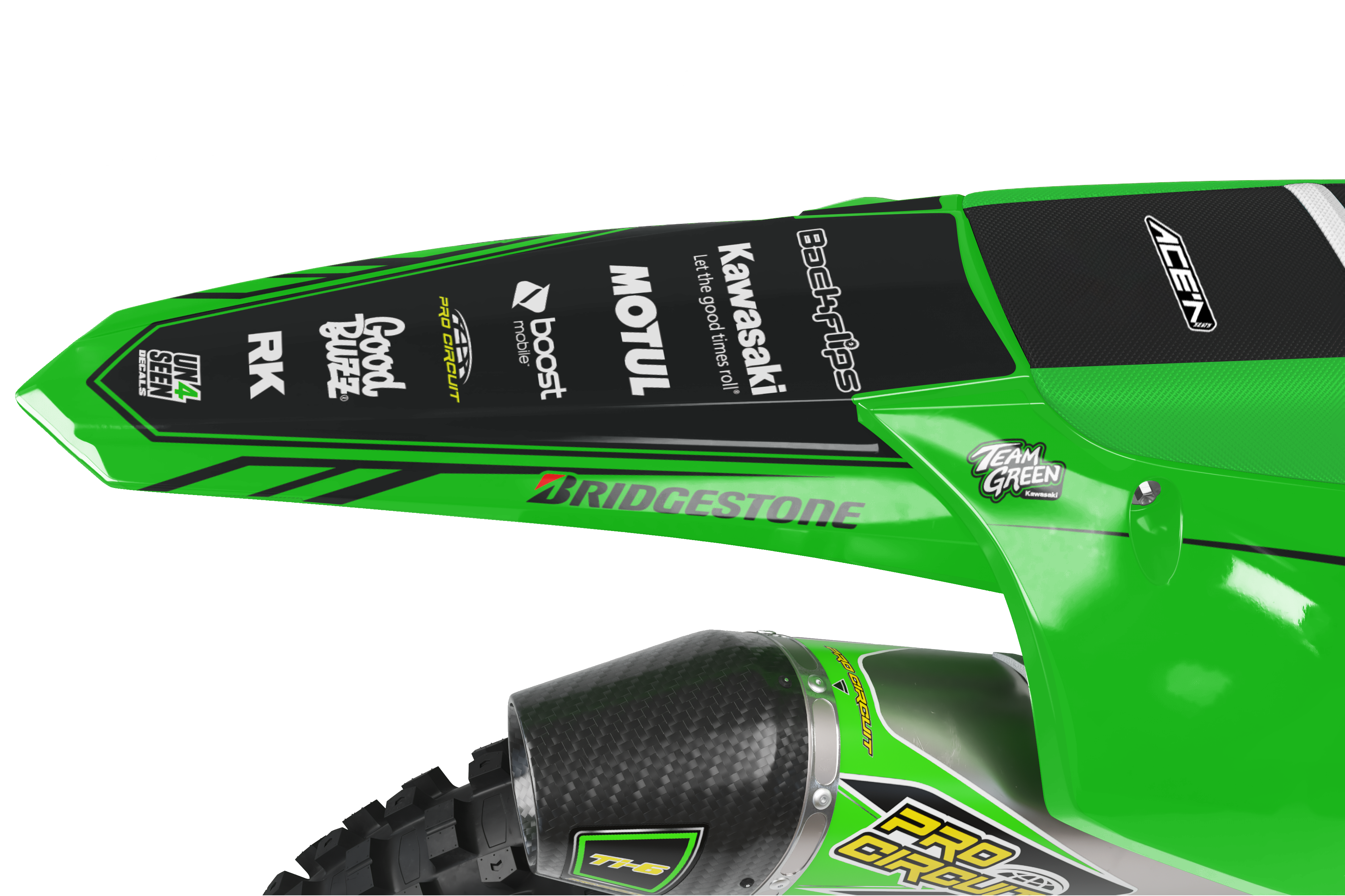 Kawasaki Graphics Kit - Blend