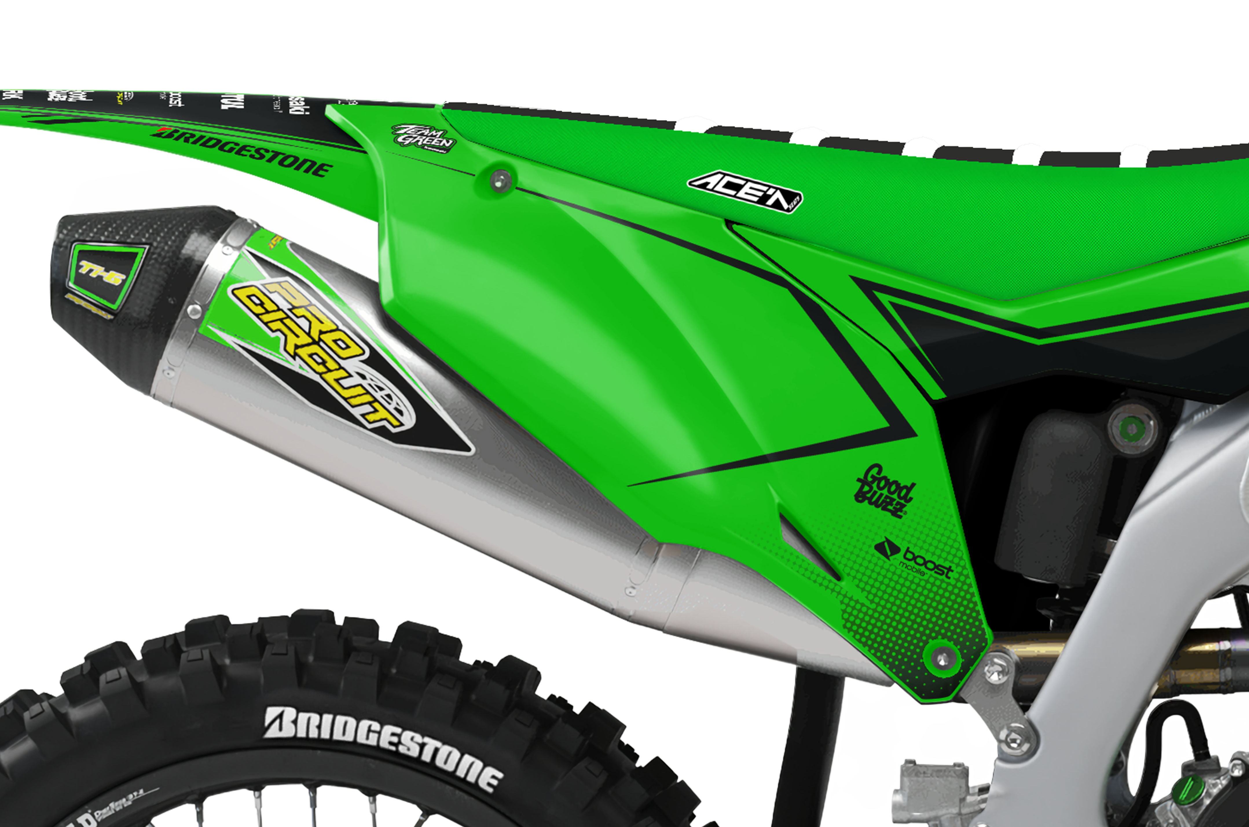 Kawasaki Graphics Kit - Blend