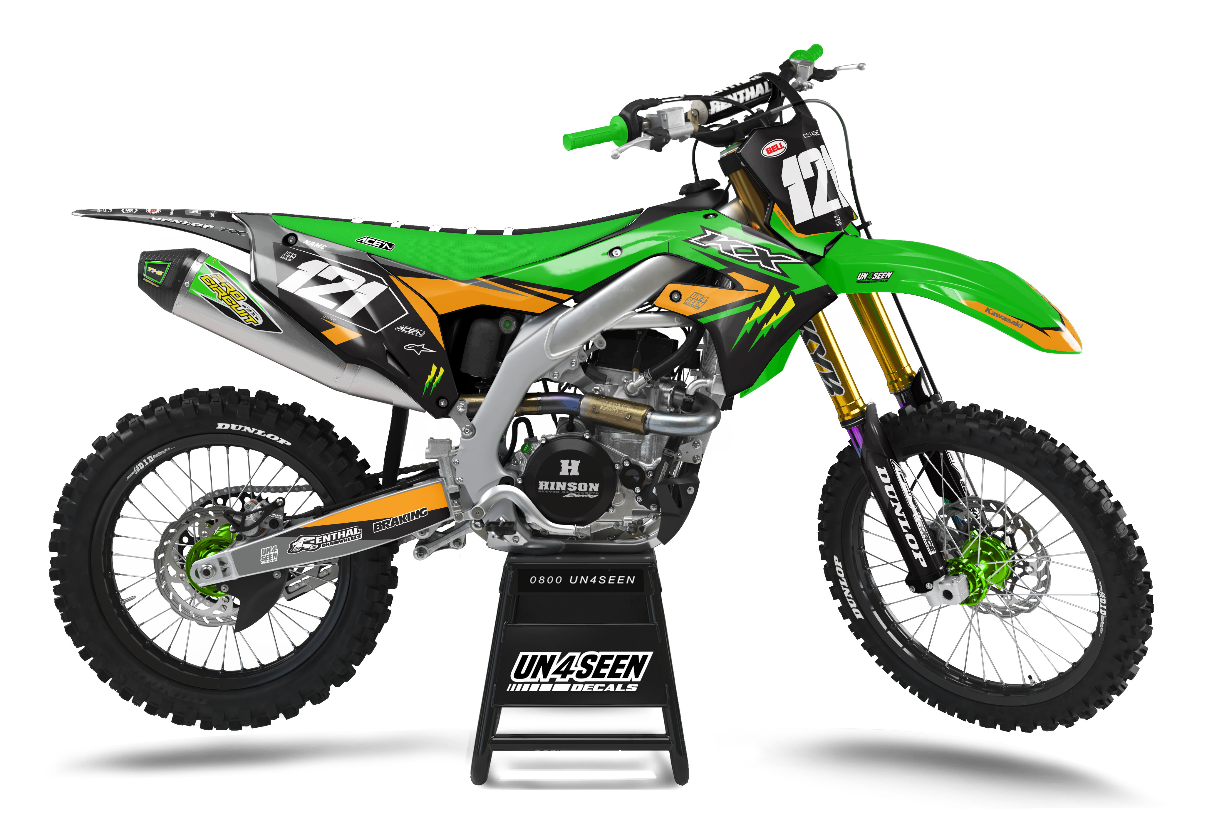 Kawasaki Graphics Kit - Able Must