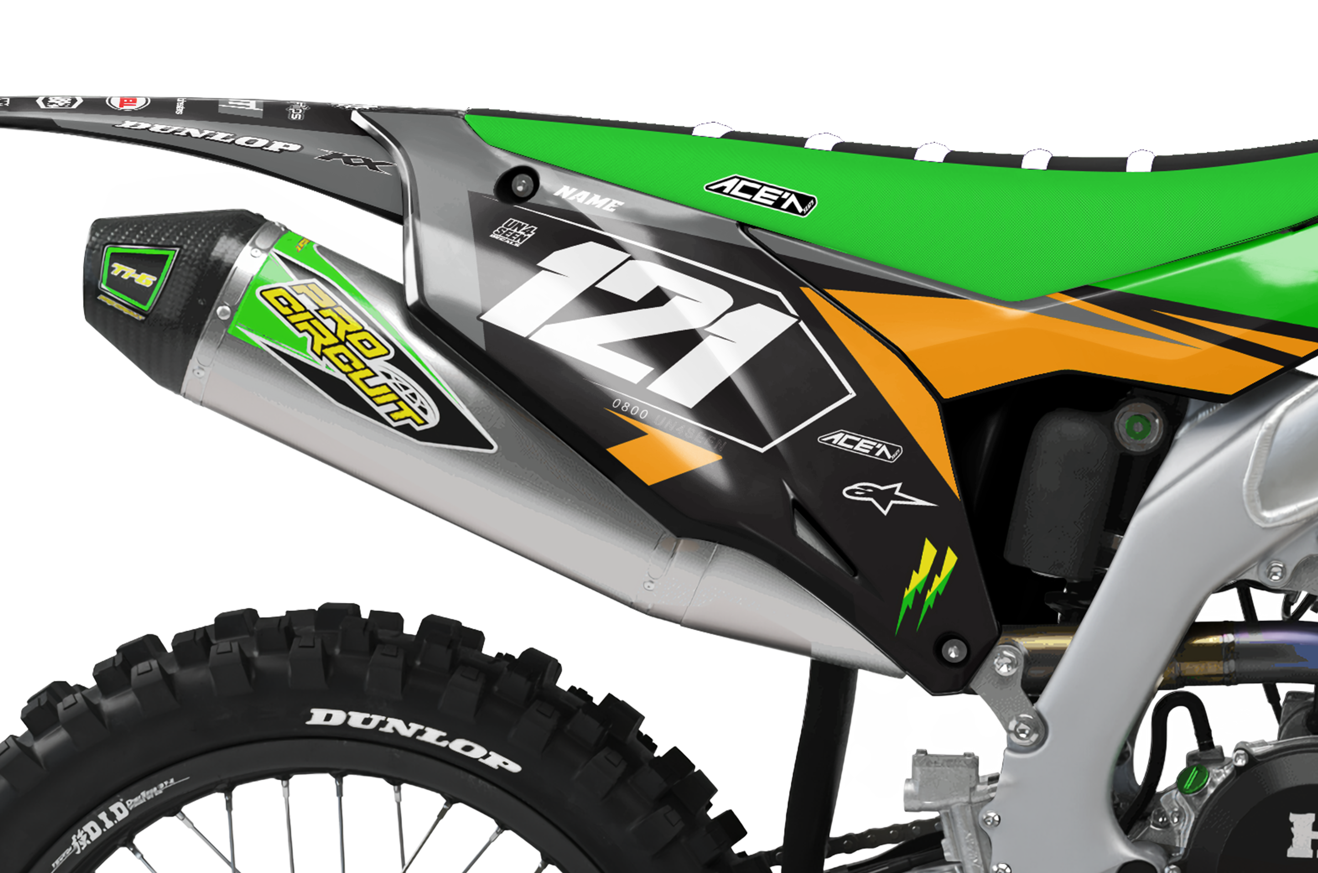 Kawasaki Graphics Kit - Able Must