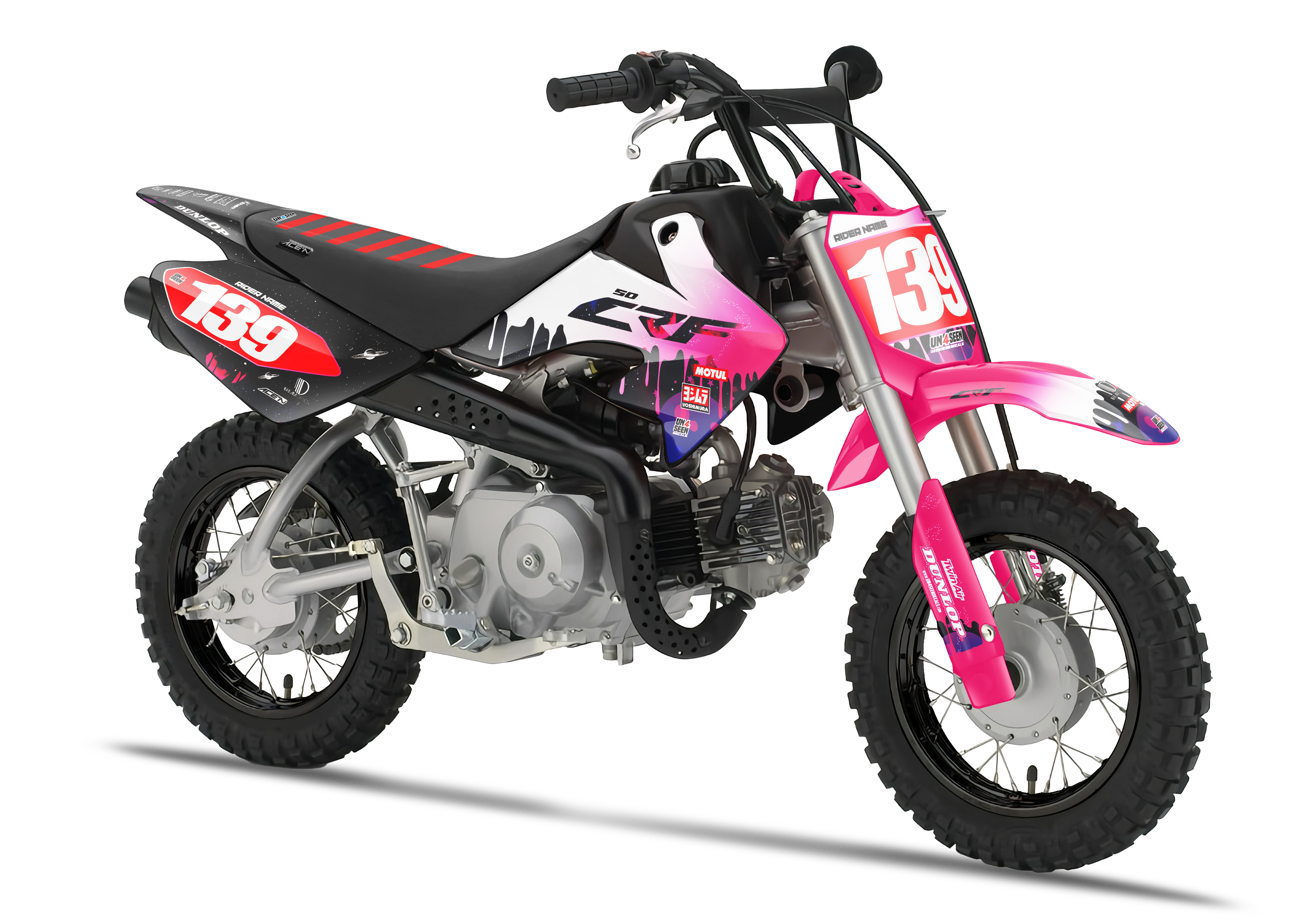 Crf50 Graphics Kit - Galaxy Dart