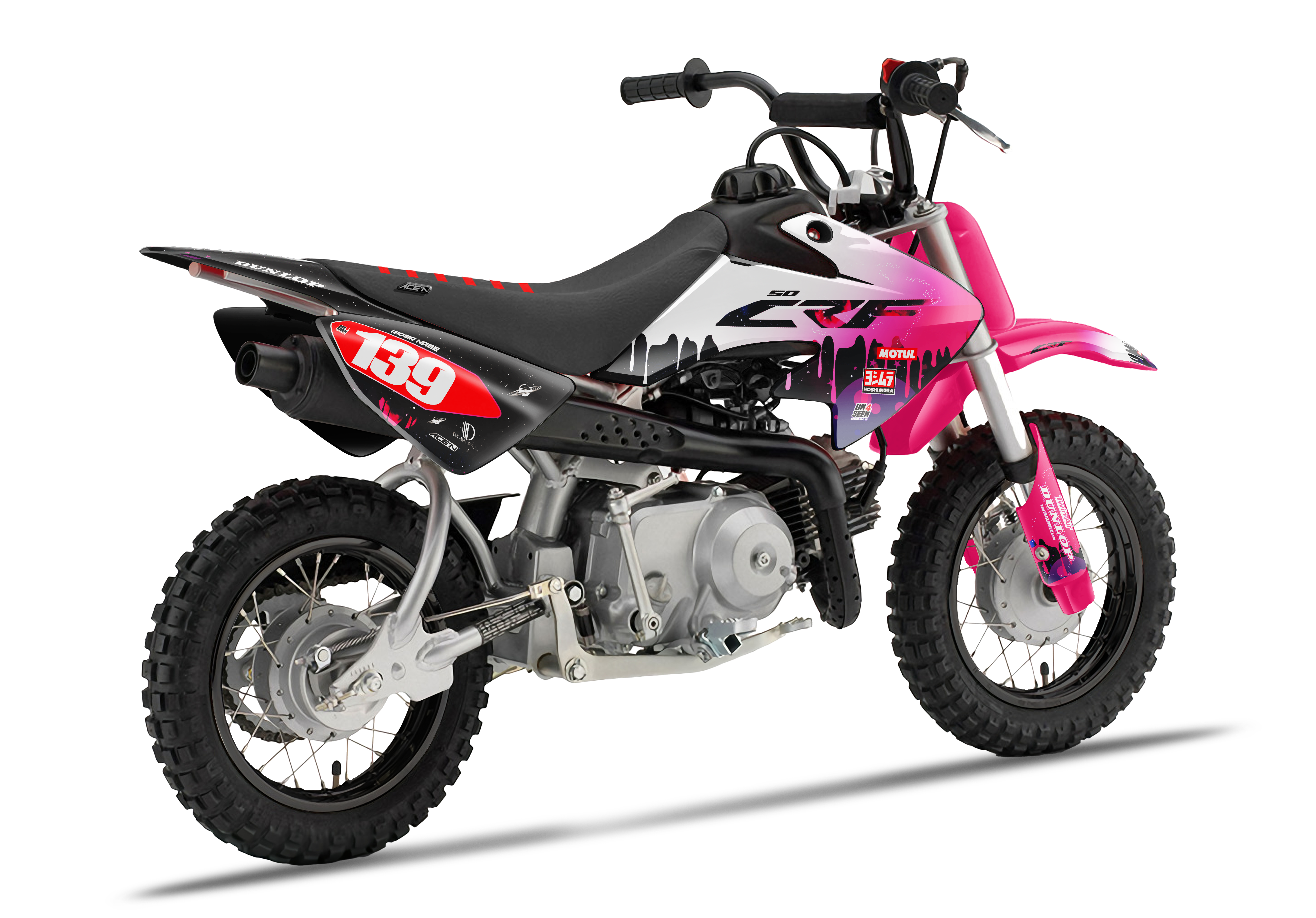 Crf50 Graphics Kit - Galaxy Dart