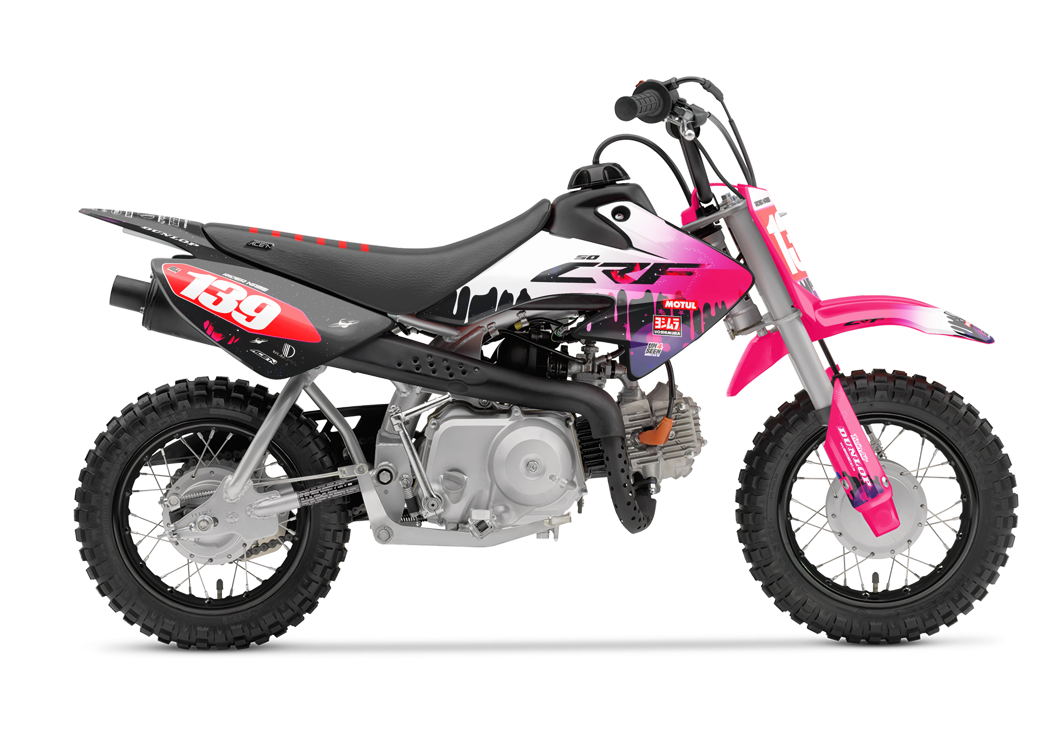 Crf50 Graphics Kit - Galaxy Dart
