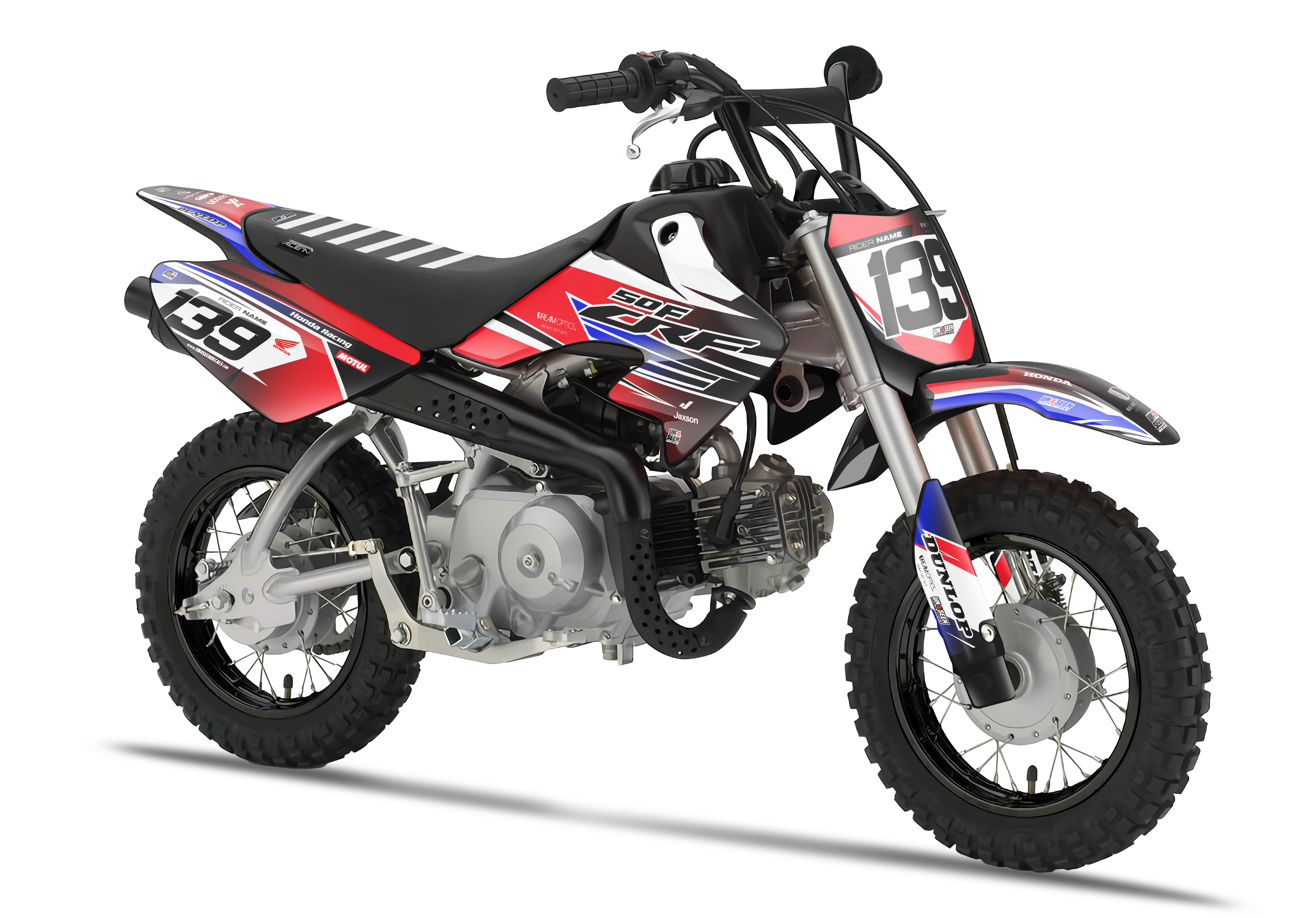 Crf50 Graphics Kit - Wings Red
