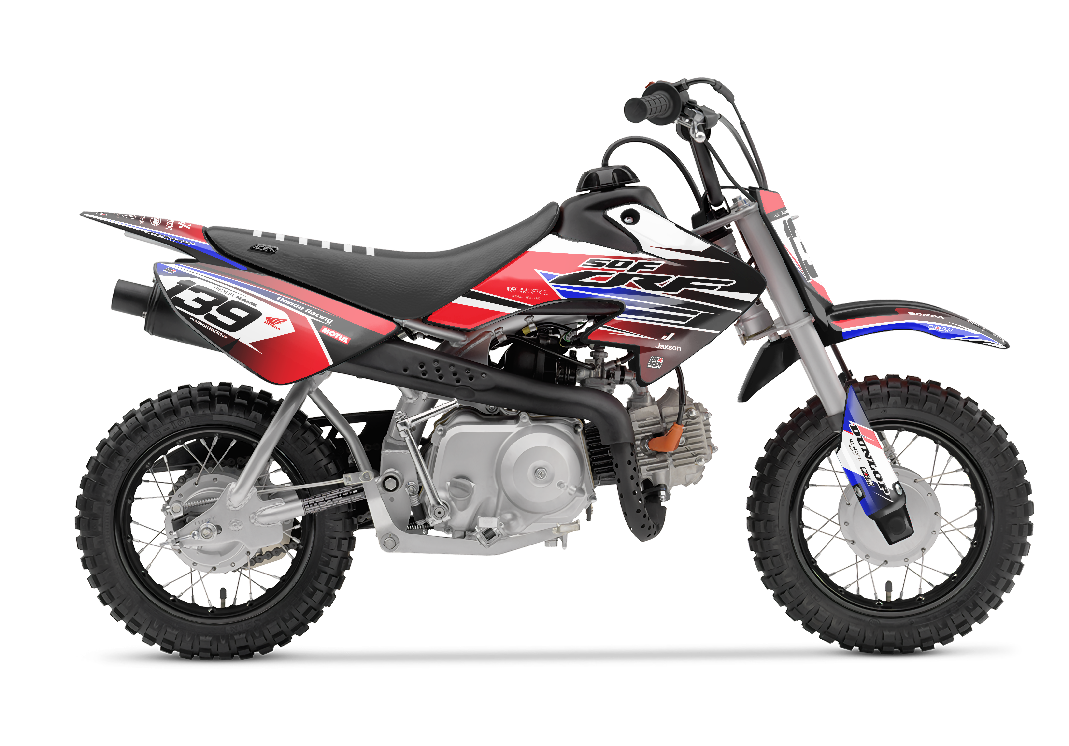 Crf50 Graphics Kit - Wings Red