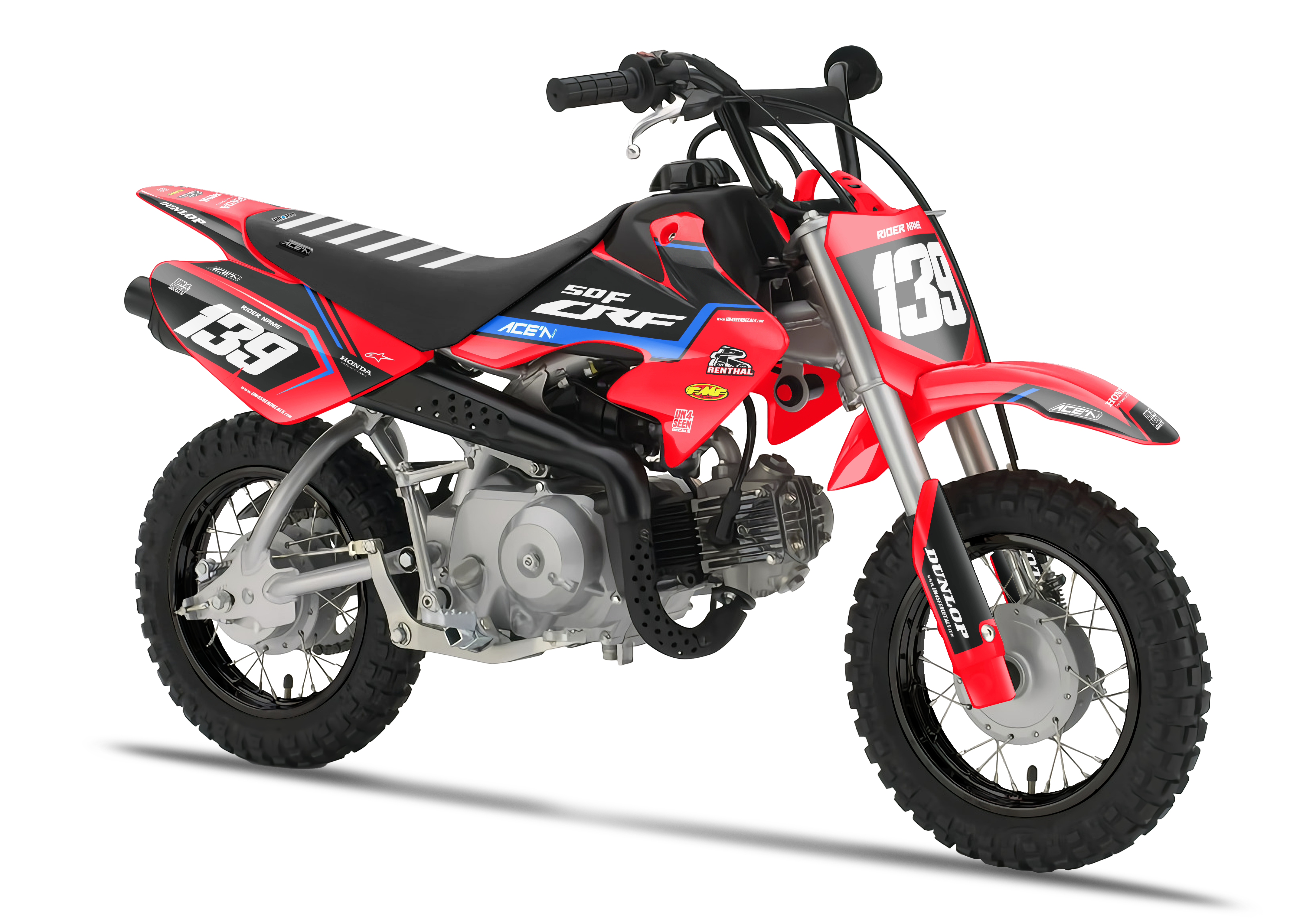 Crf50 Graphics Kit - Soul Red