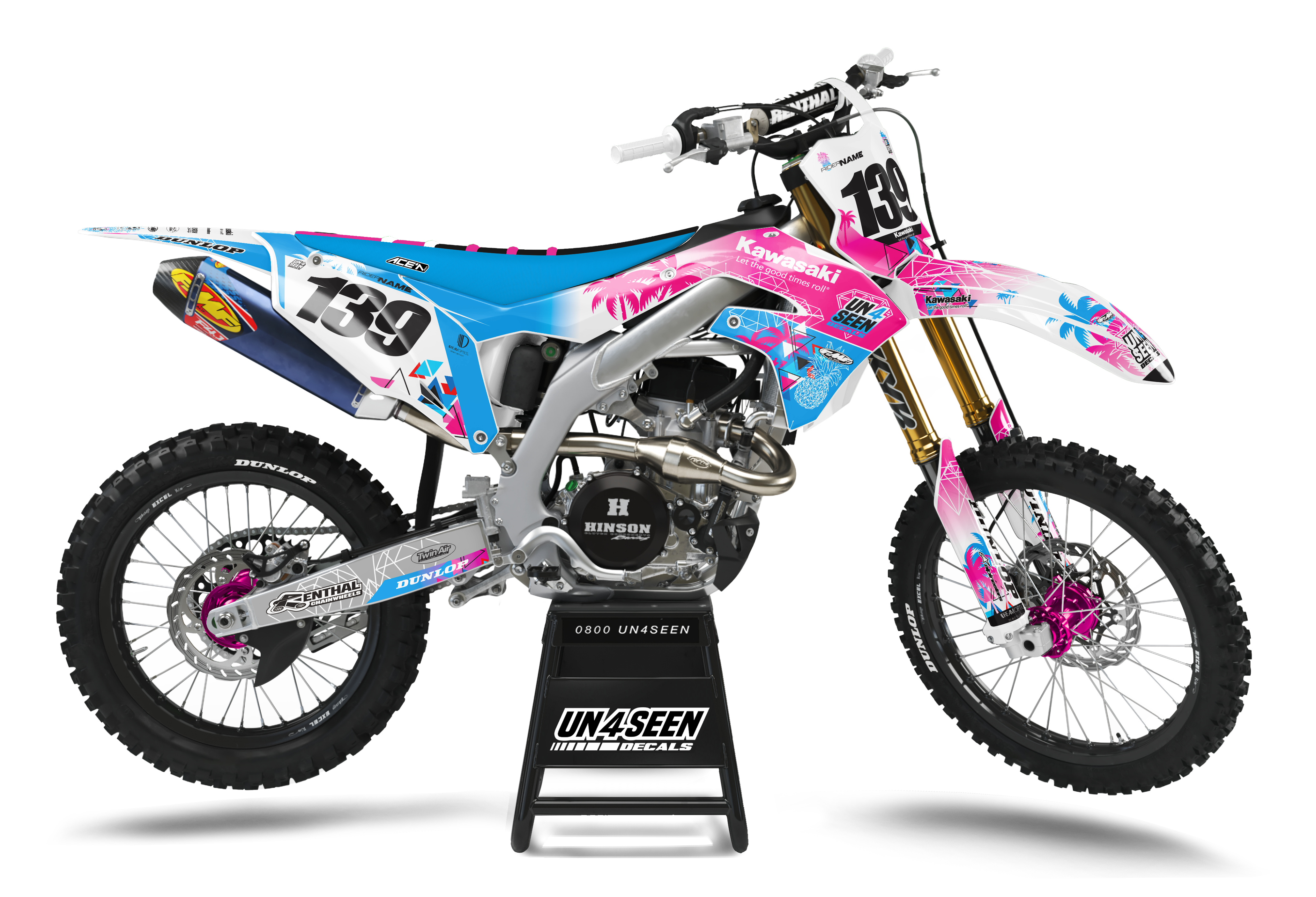 Kawasaki Graphics Kit - Happy Palms