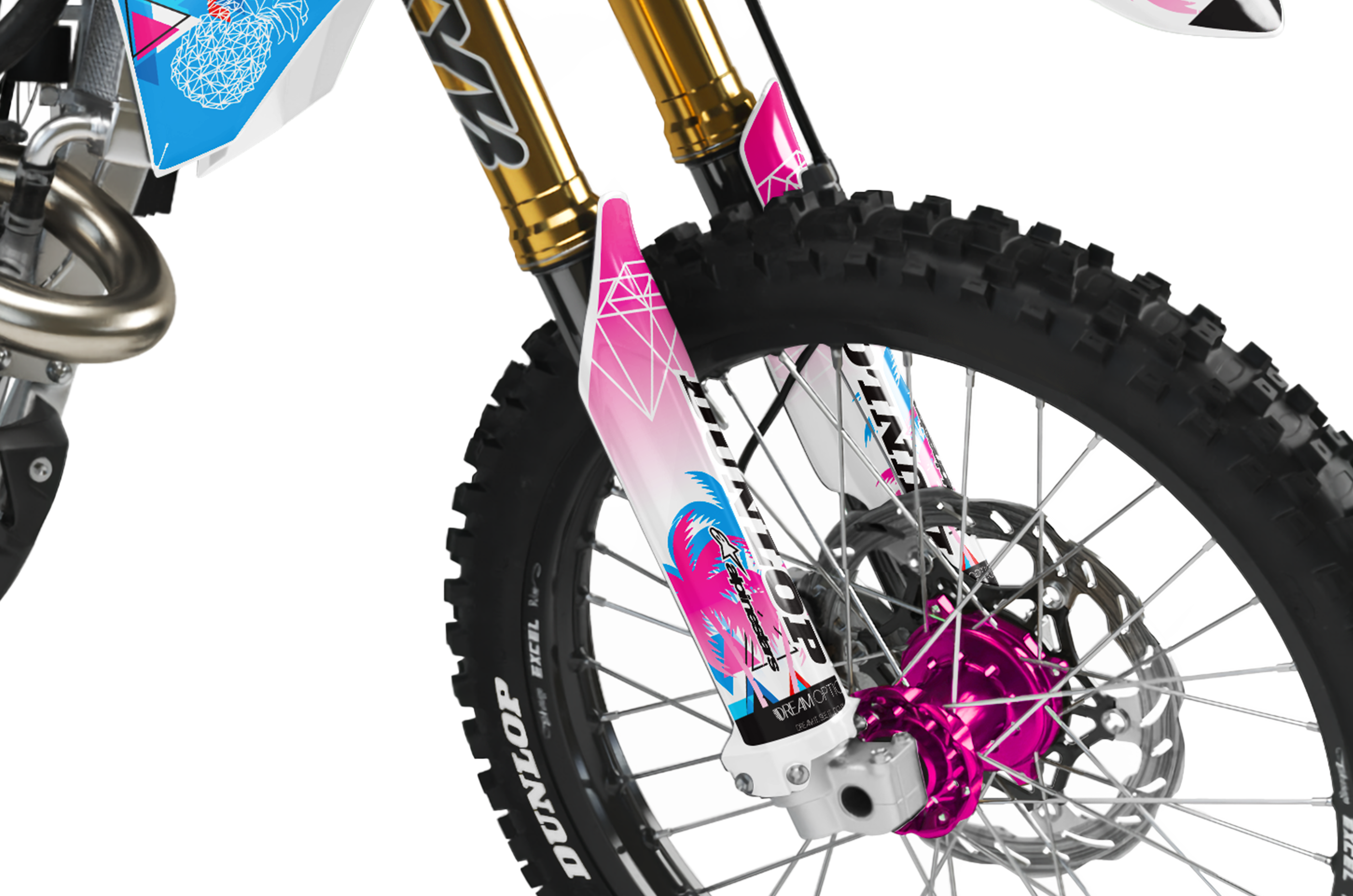 Kawasaki Graphics Kit - Happy Palms