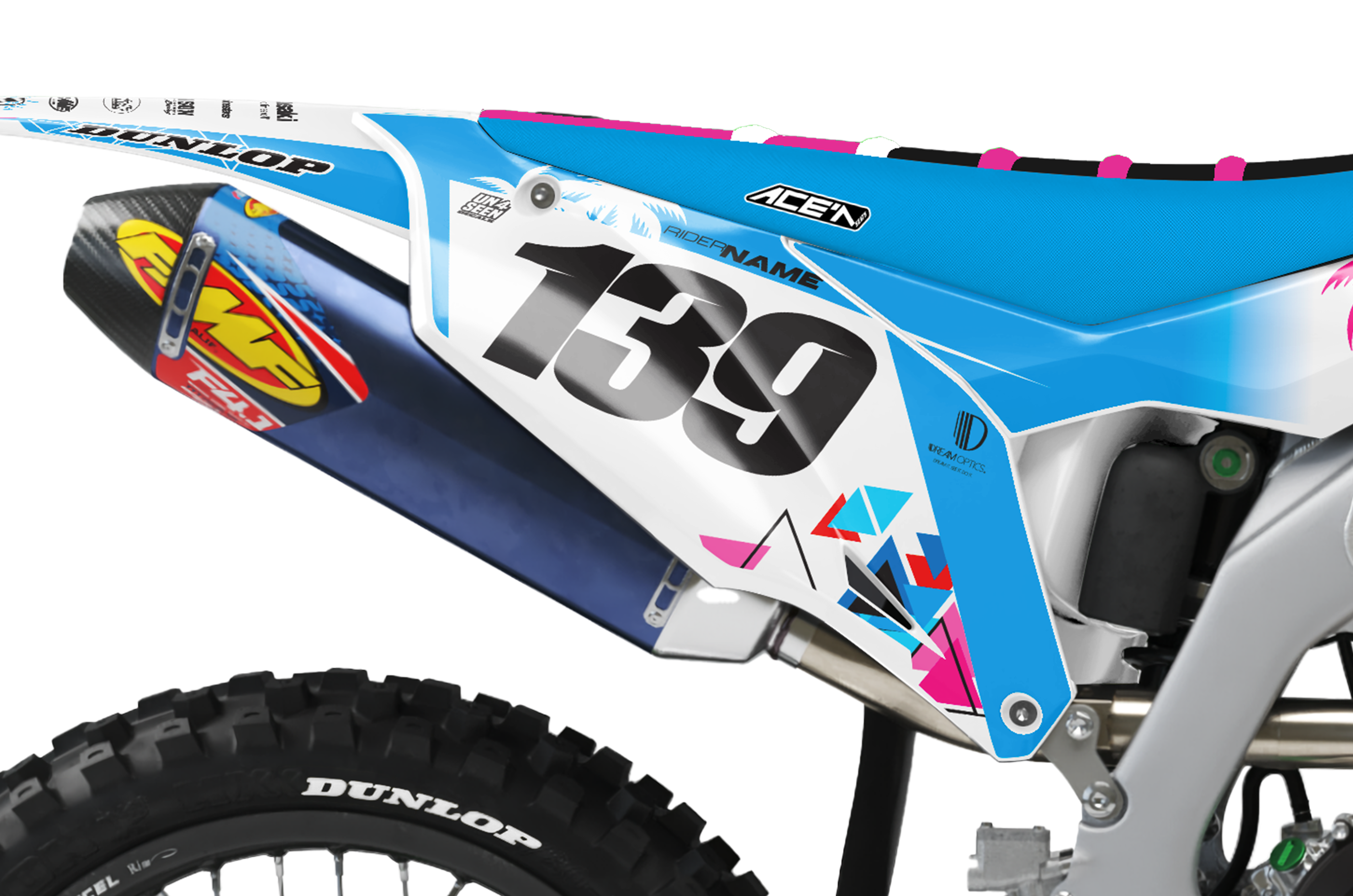 Kawasaki Graphics Kit - Happy Palms