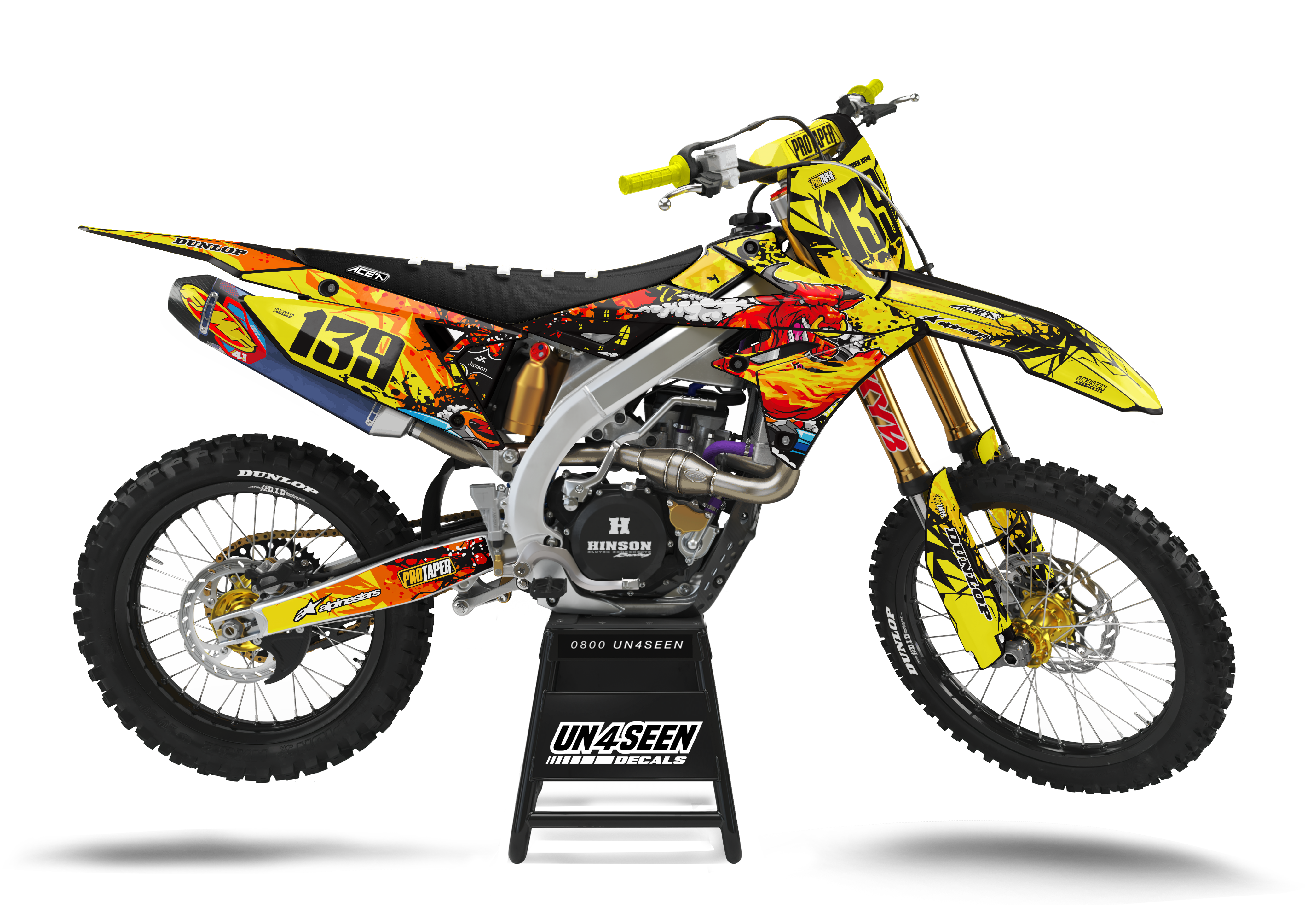 Suzuki Zombie Graphics Kit - Raging Bull