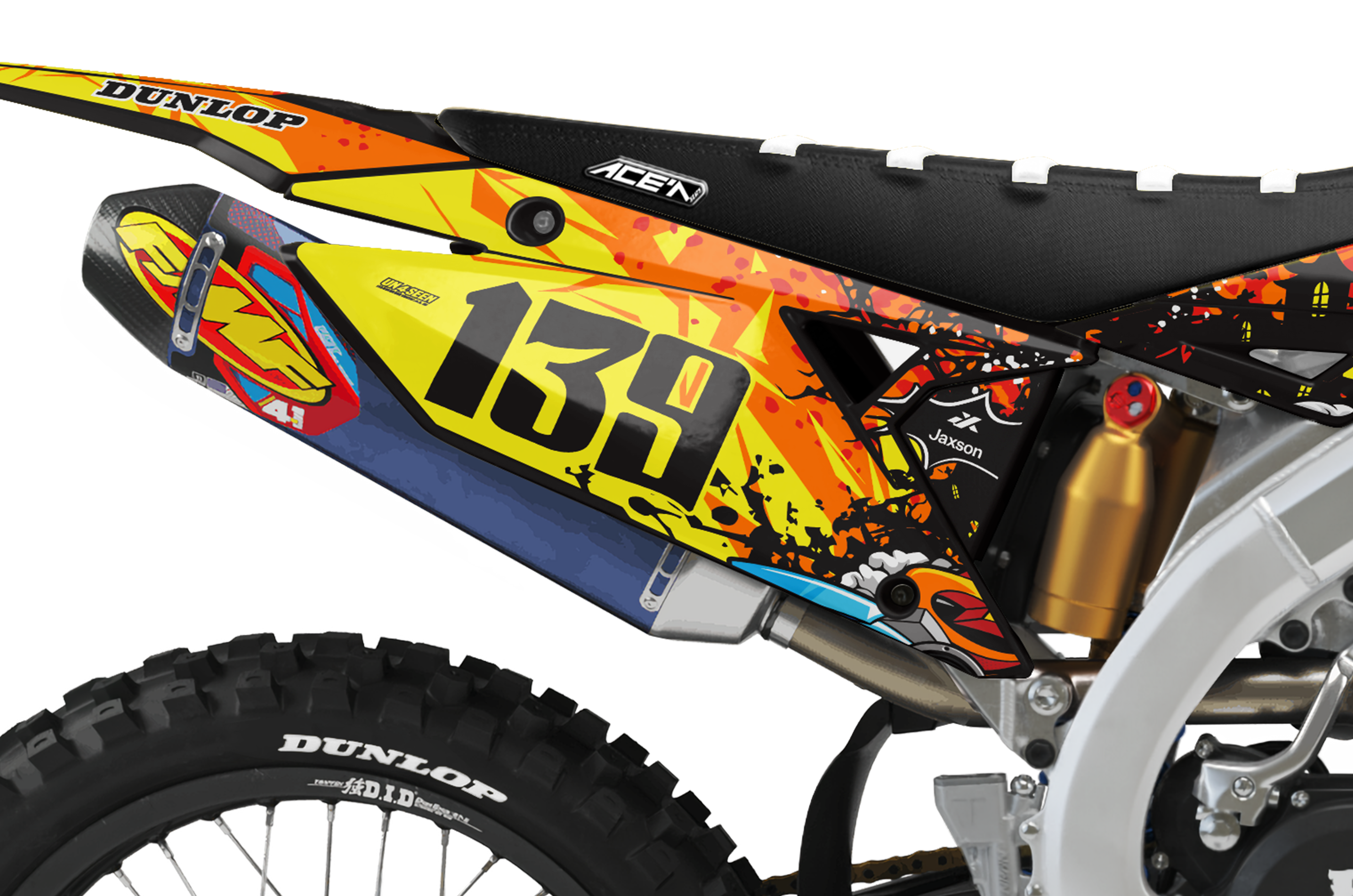 Suzuki Zombie Graphics Kit - Raging Bull