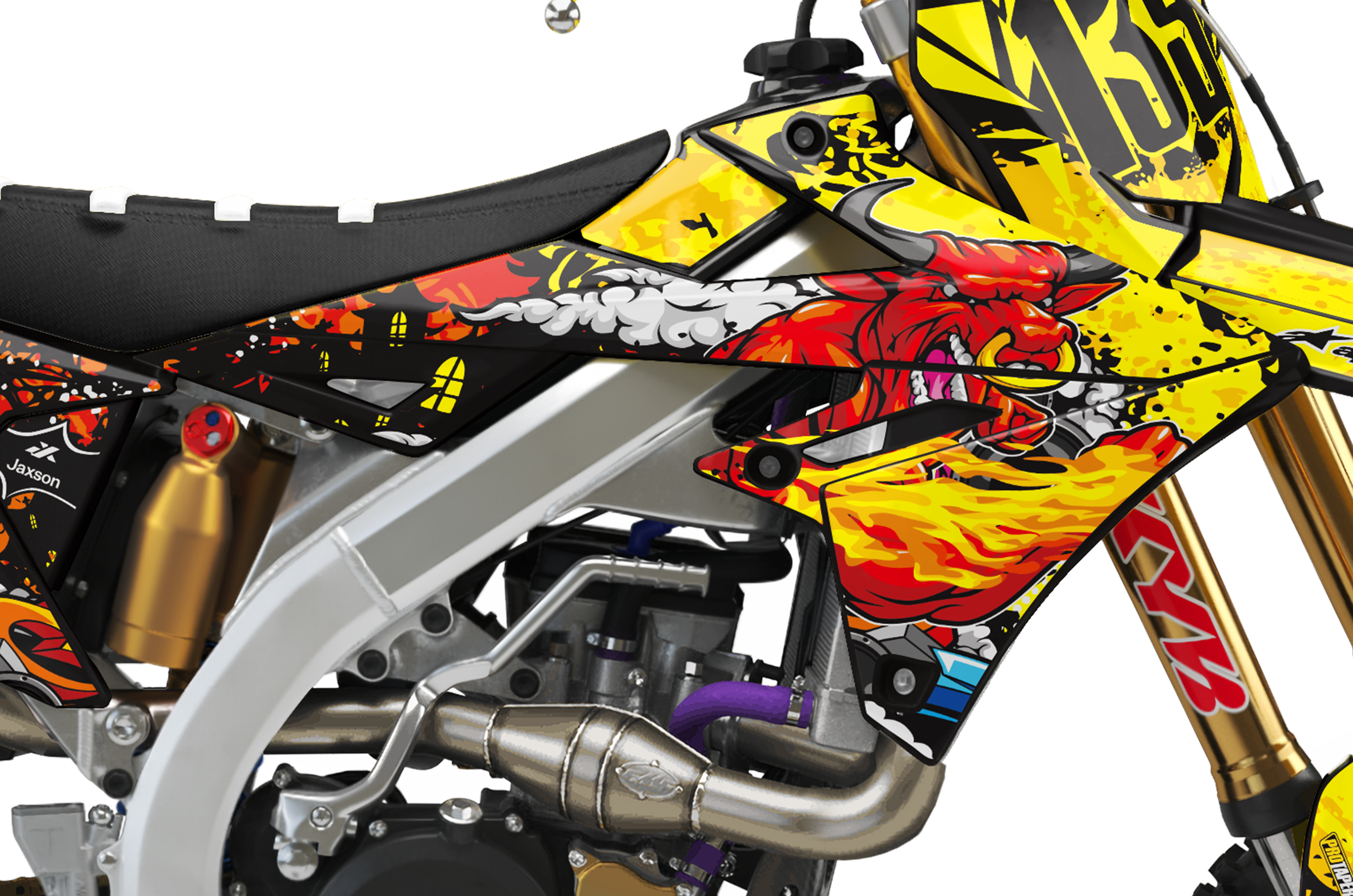 Suzuki Zombie Graphics Kit - Raging Bull