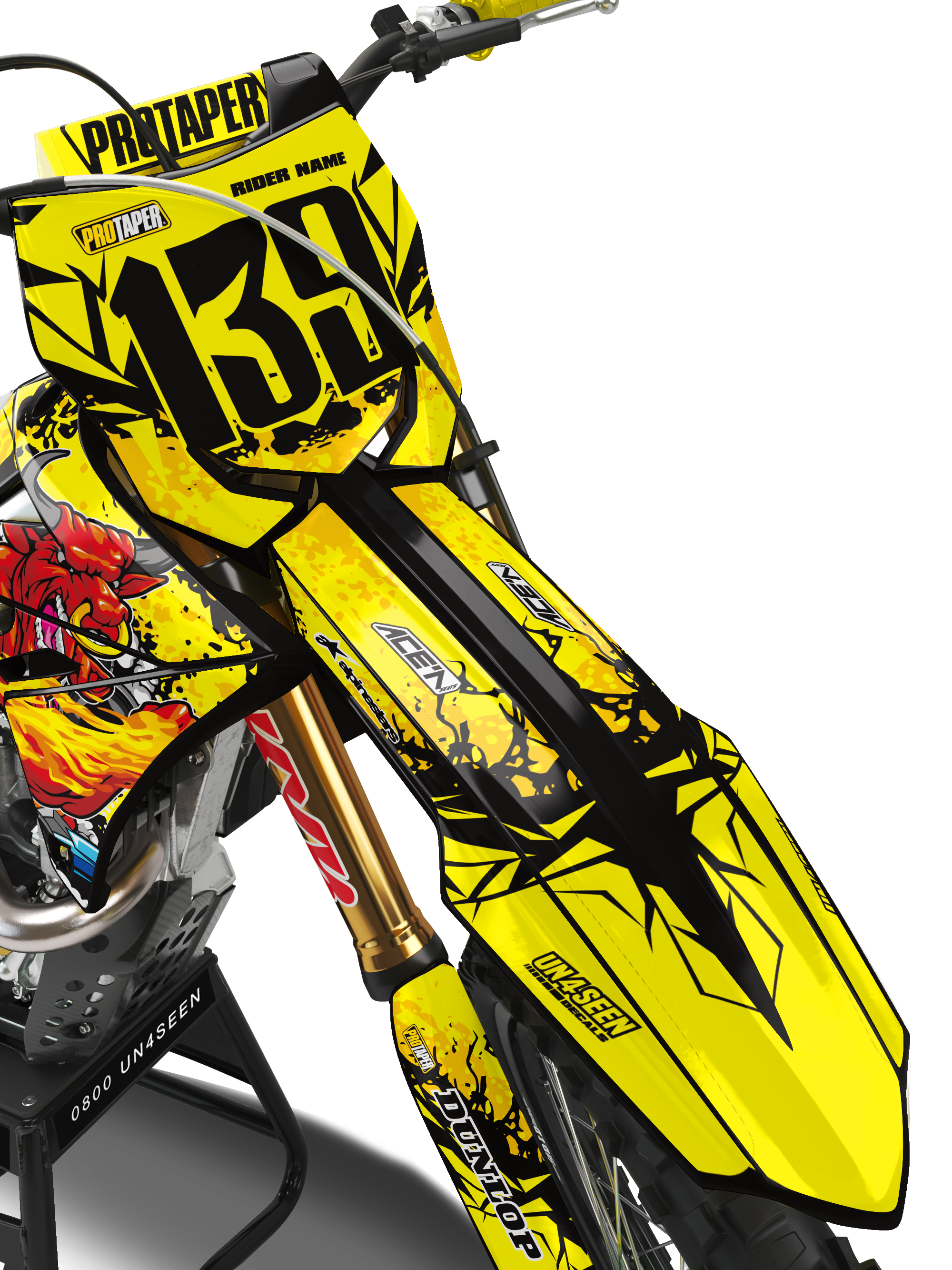 Suzuki Zombie Graphics Kit - Raging Bull