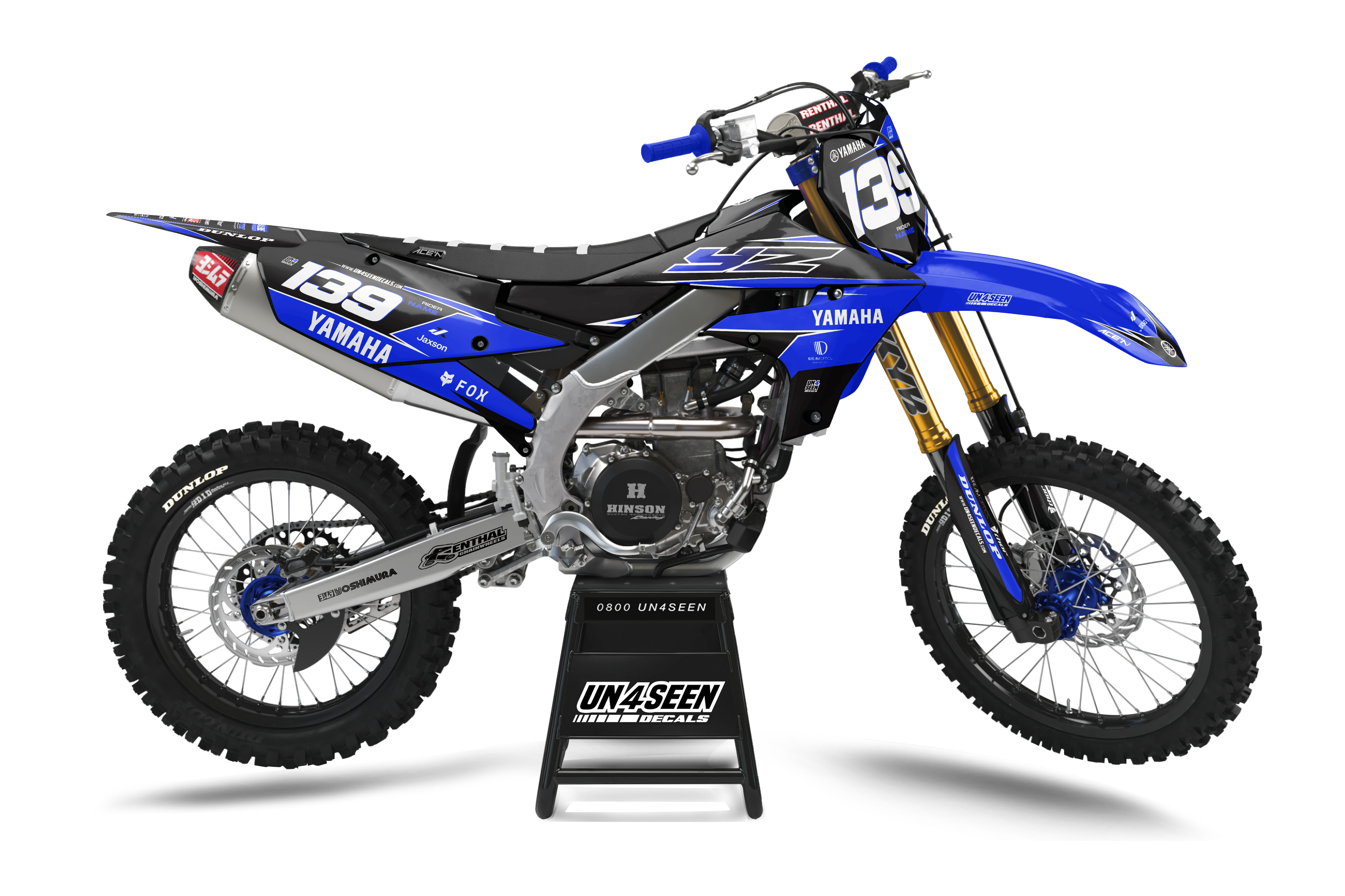 Yamaha Graphics Kit - Backspace Blue