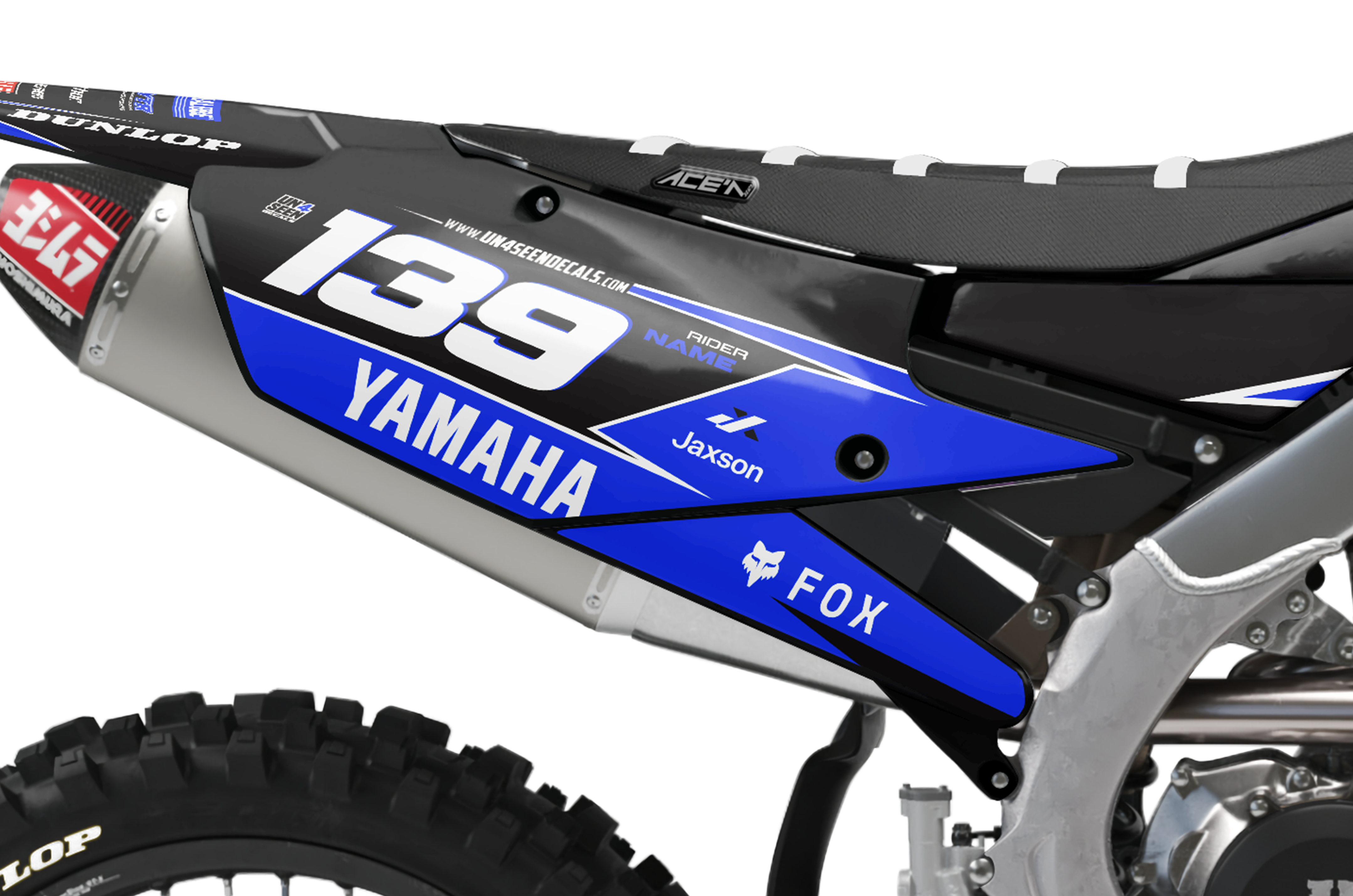 Yamaha Graphics Kit - Backspace Blue