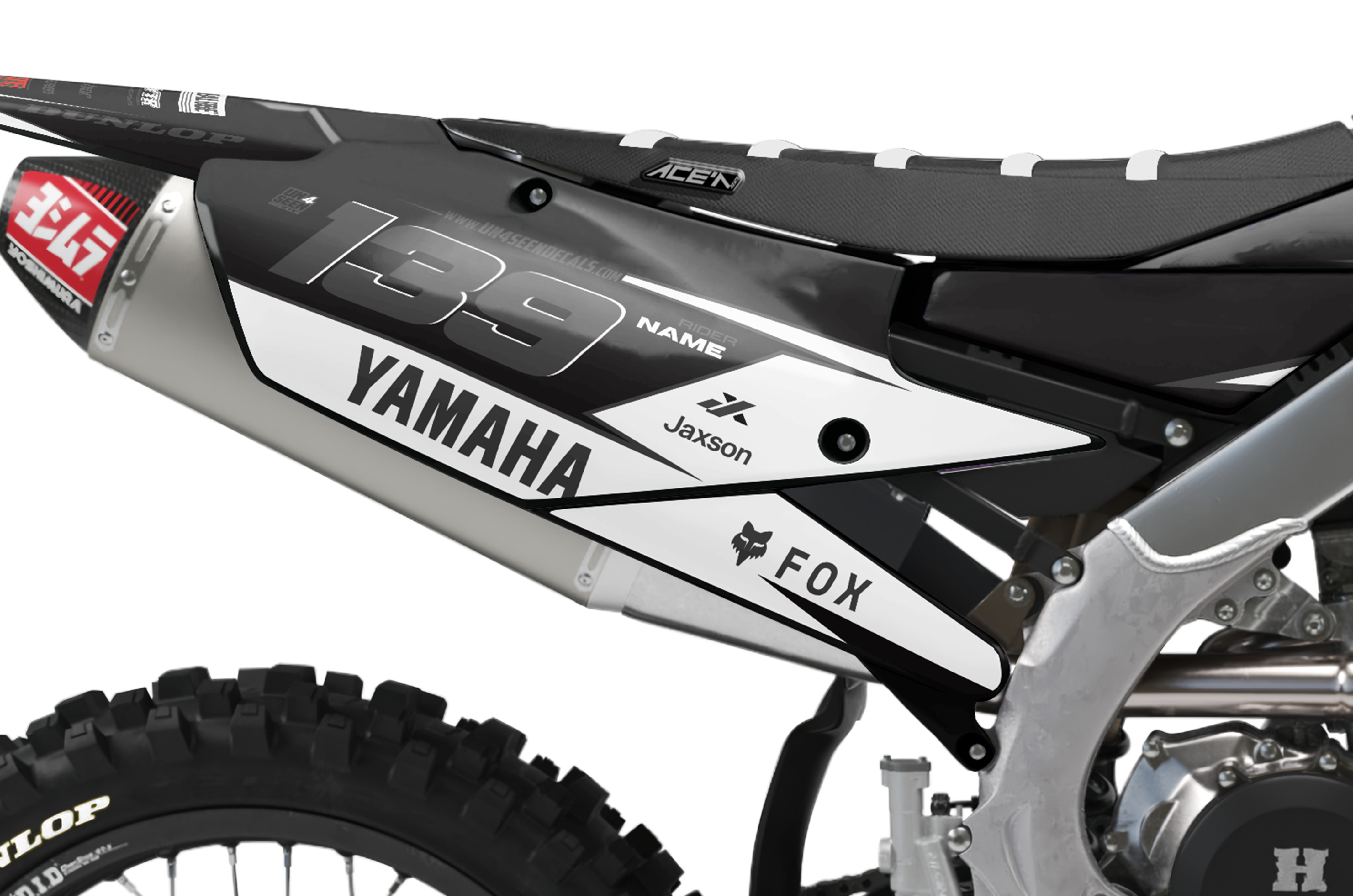 Yamaha Graphics Kit - Backspace White