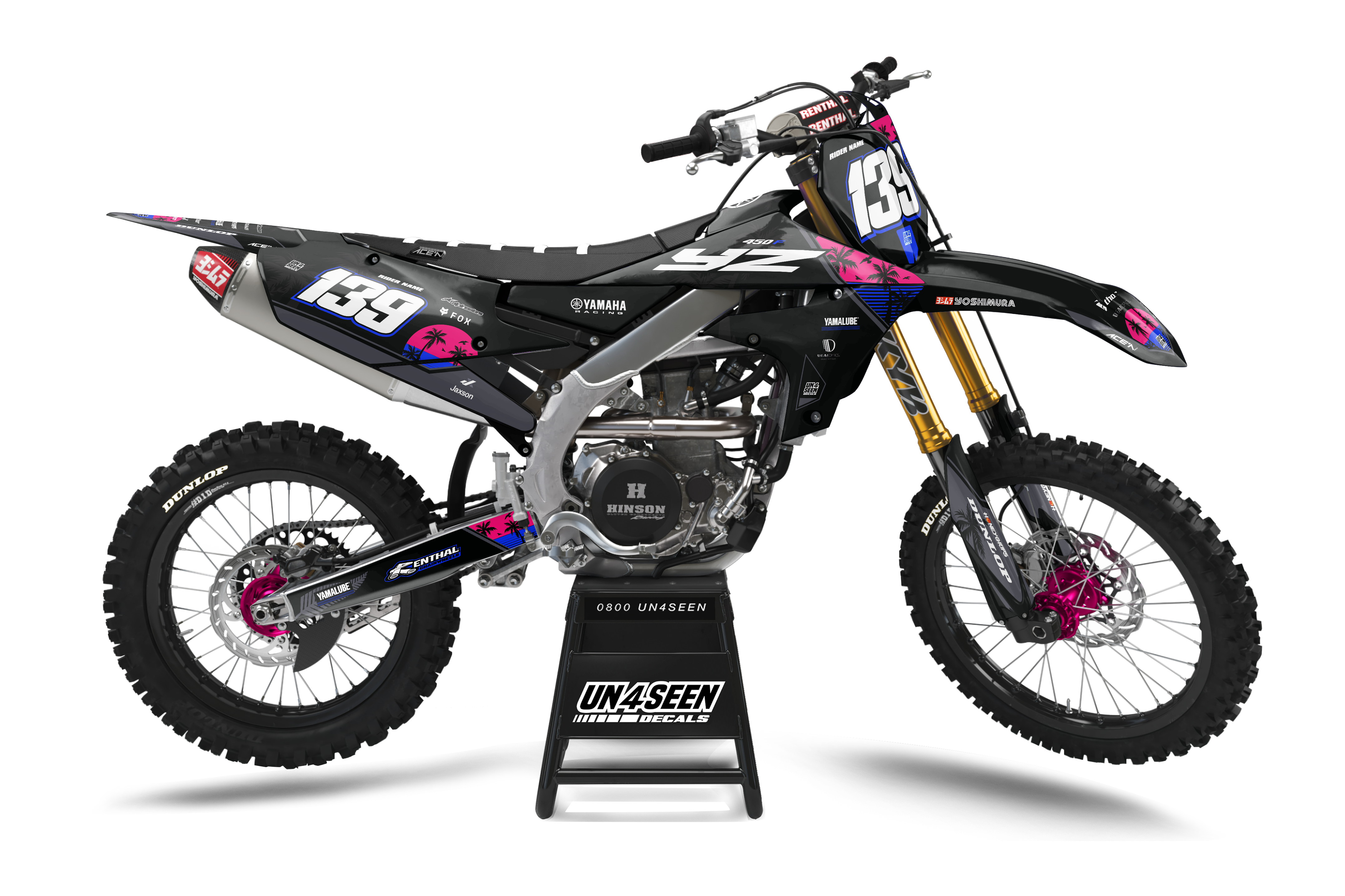 Yamaha Graphics Kit - Summer Pink