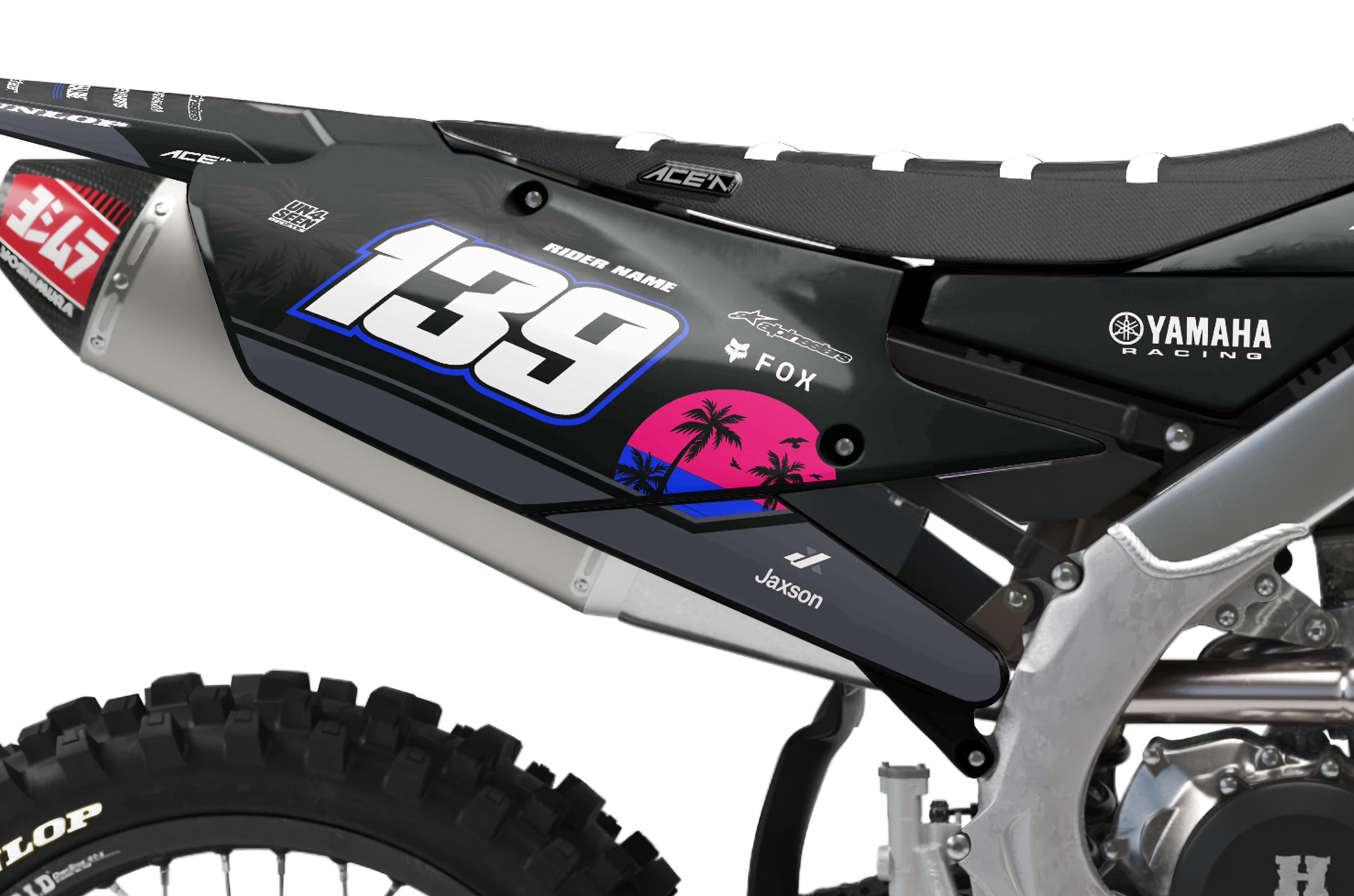 Yamaha Graphics Kit - Summer Pink