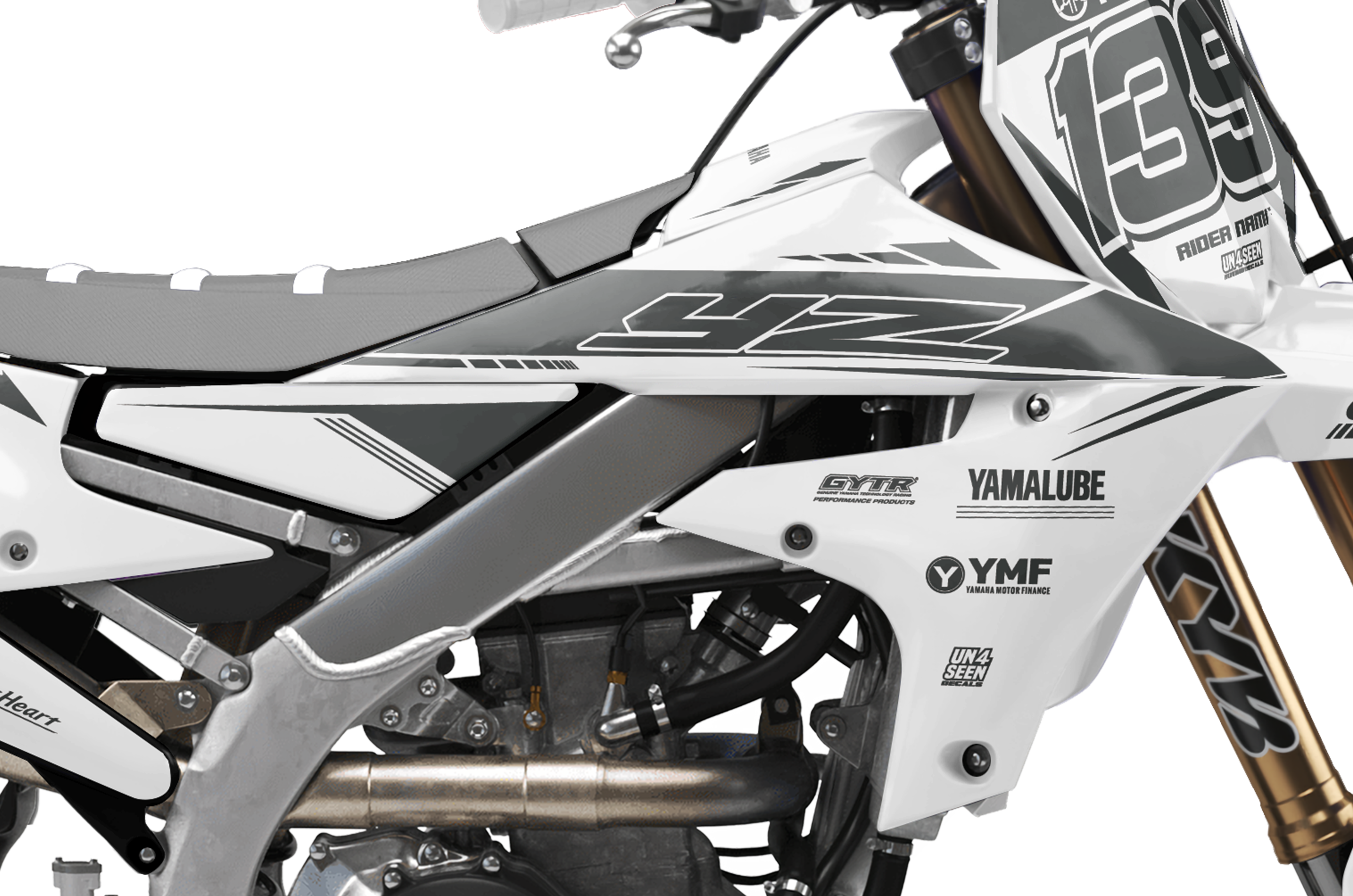 Yamaha Graphics Kit - Shada White