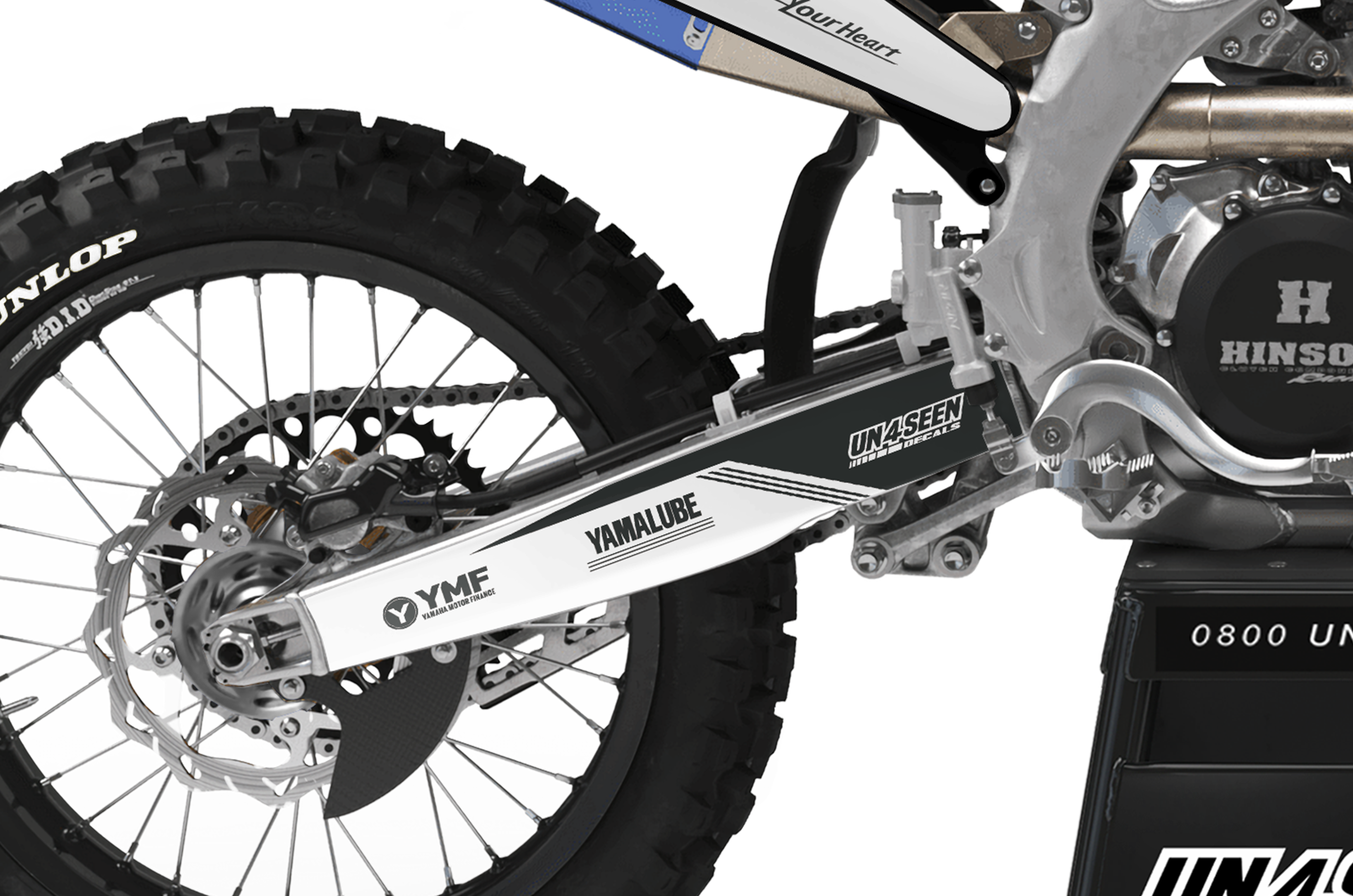 Yamaha Graphics Kit - Shada White