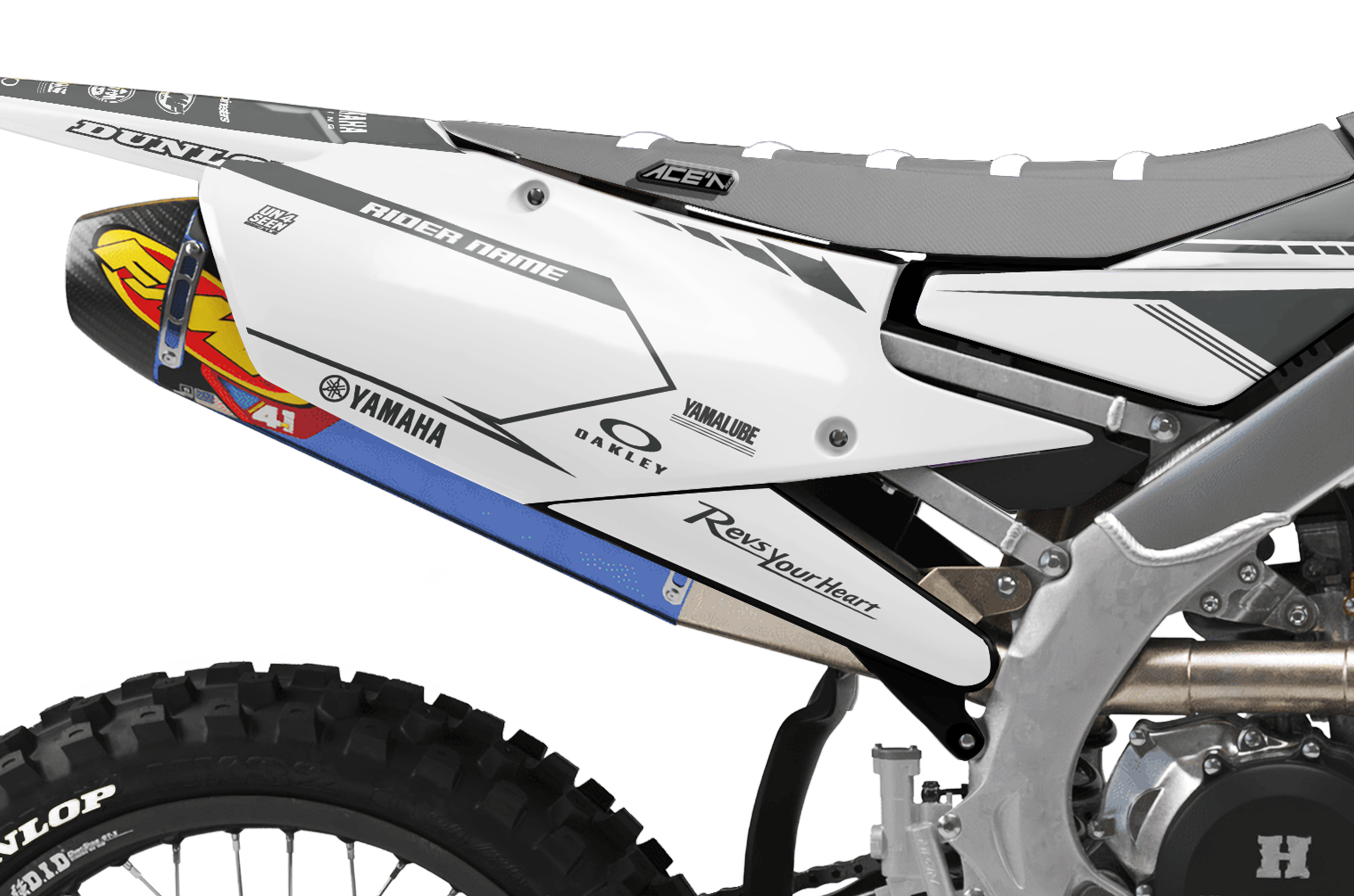 Yamaha Graphics Kit - Shada White