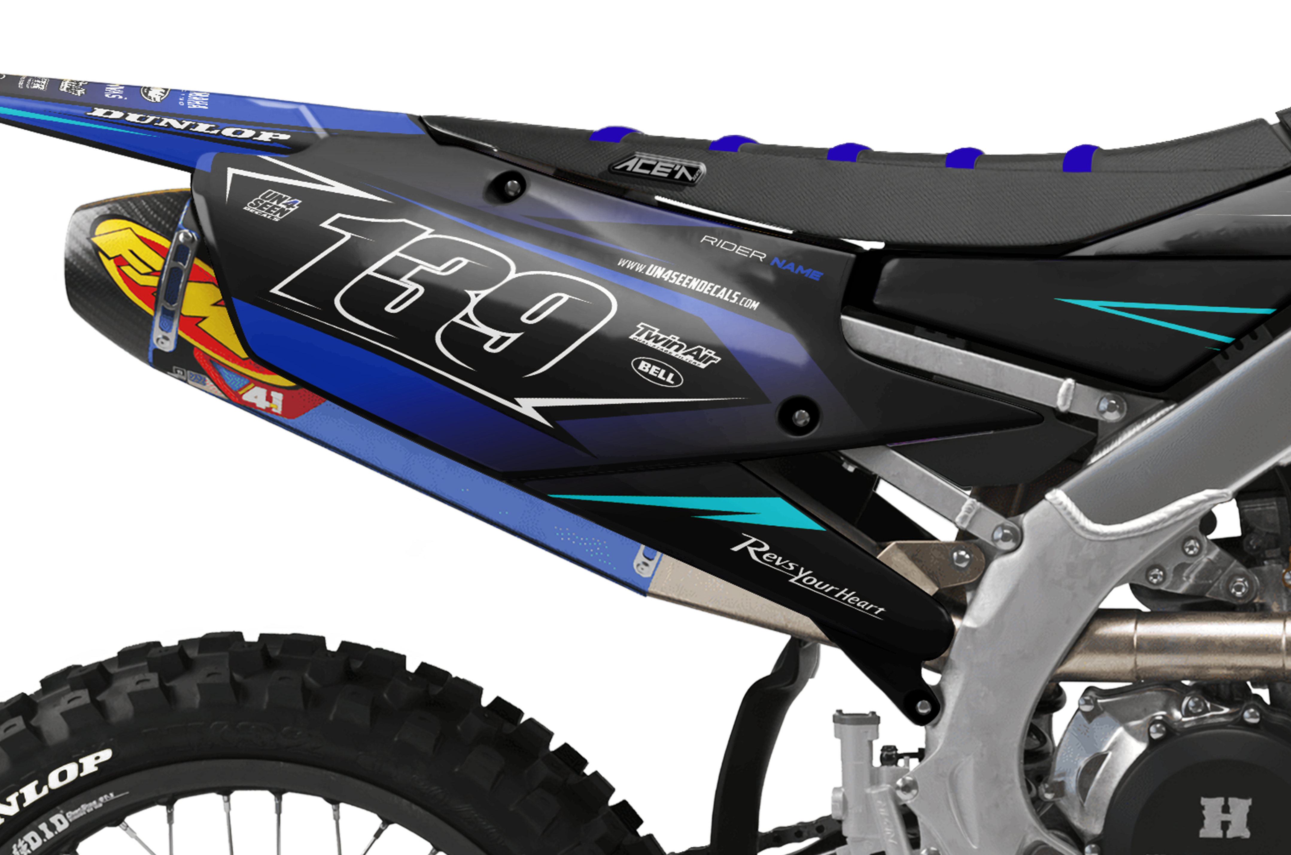 Yamaha Graphics Kit - Analog Blue