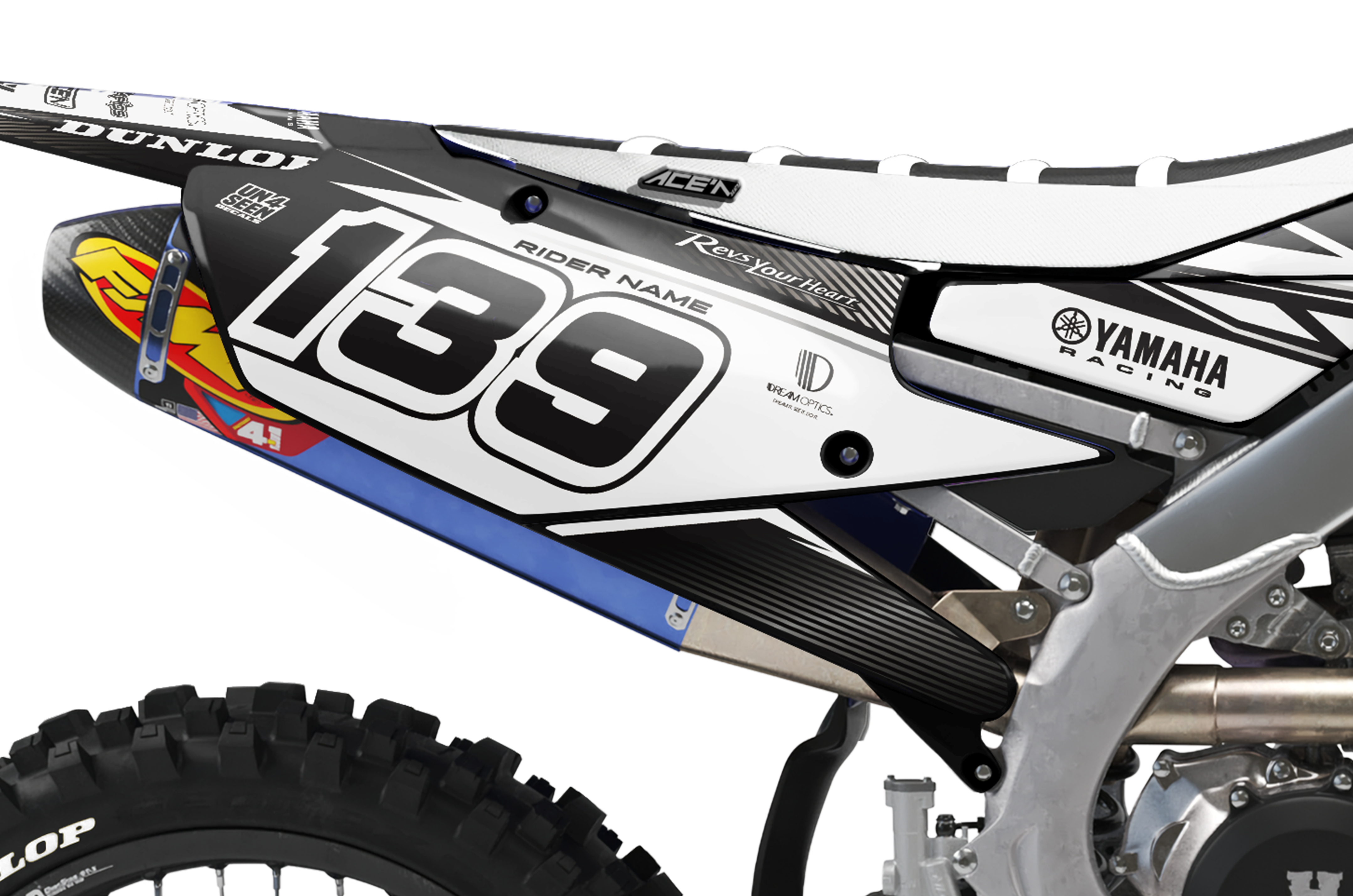Yamaha Graphics Kit - Driven Black