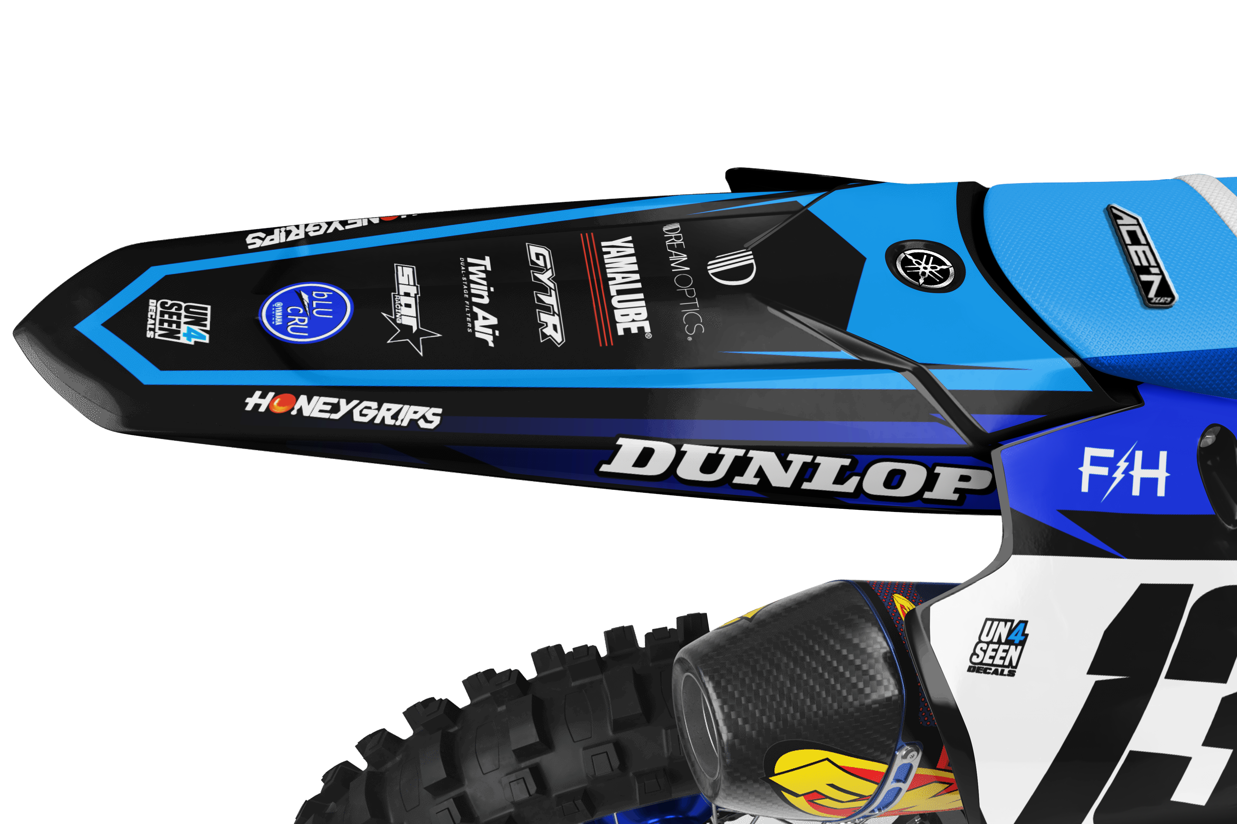Yamaha Graphics Kit - Style Blue