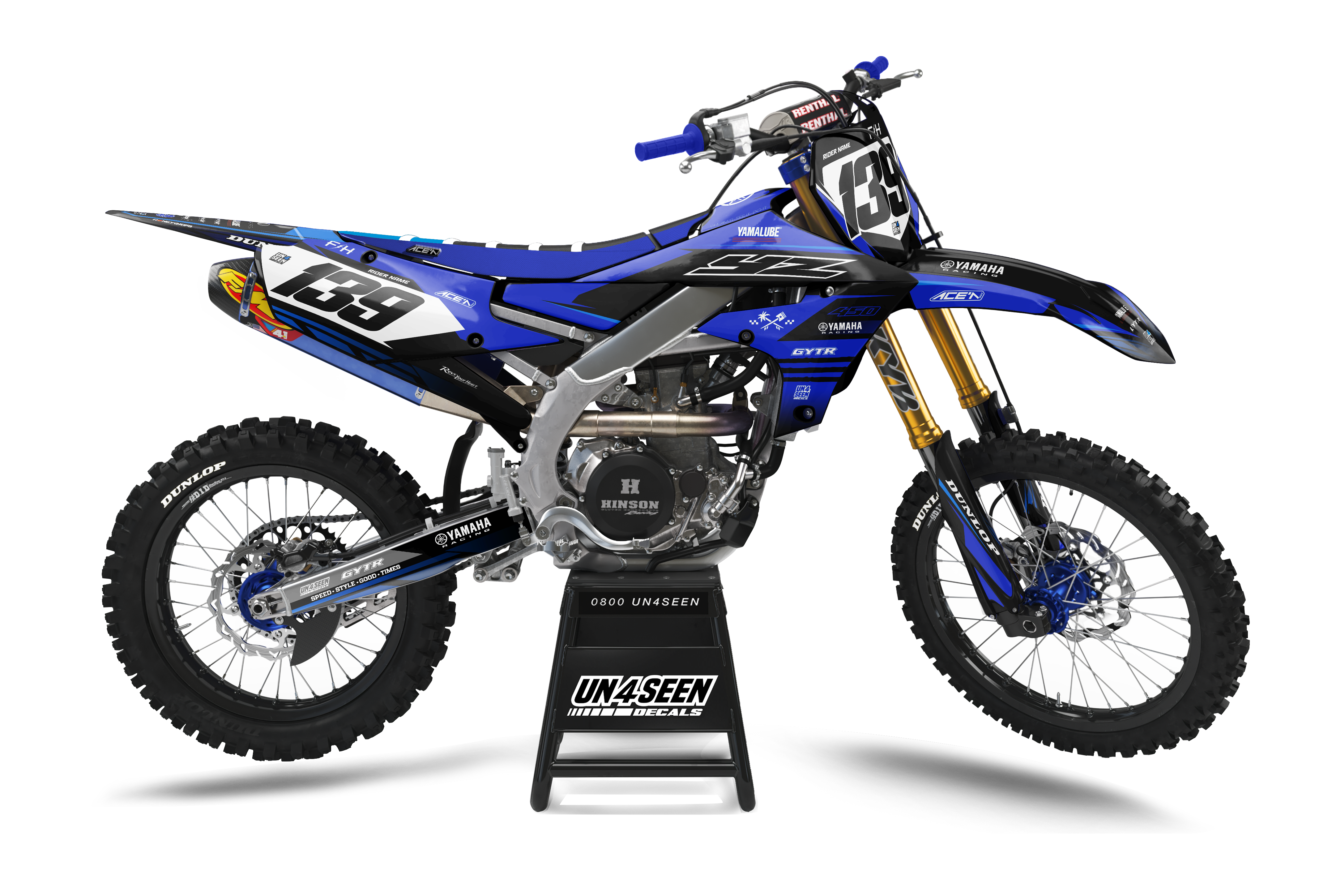 Yamaha Graphics Kit - Style Blue