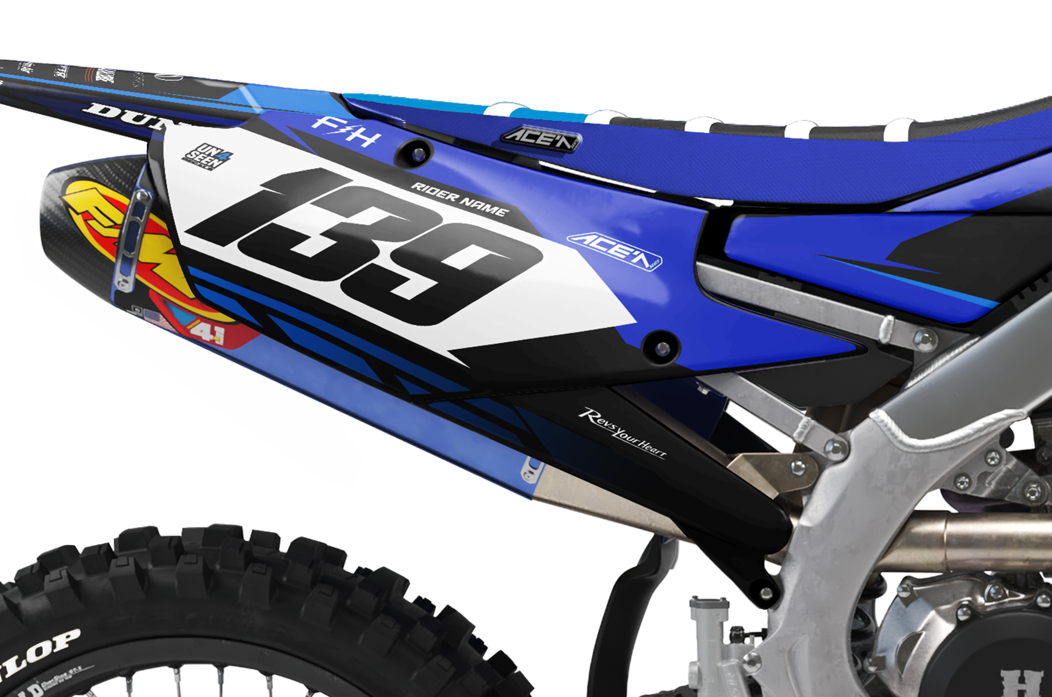 Yamaha Graphics Kit - Style Blue