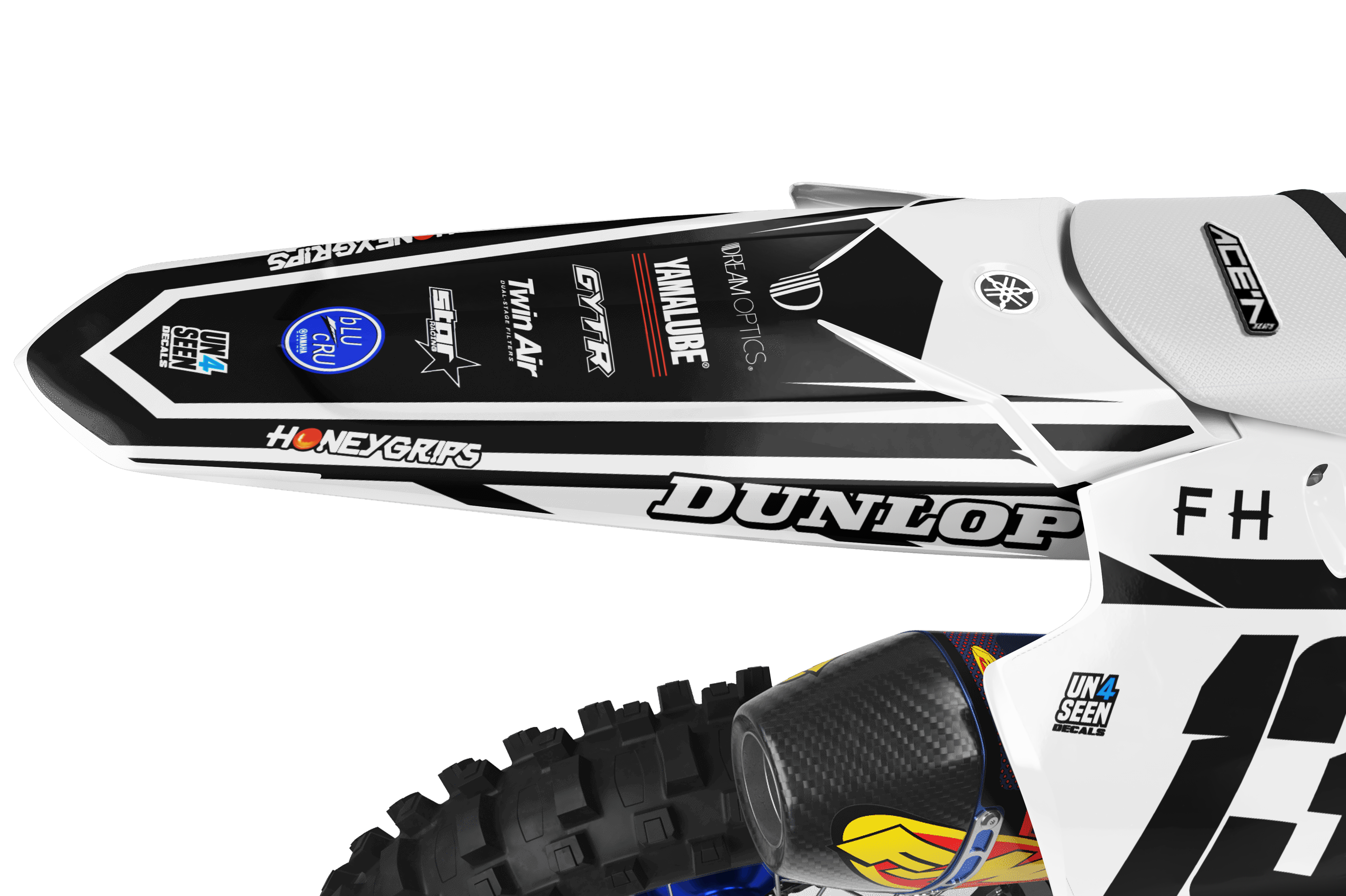 Yamaha Graphics Kit - Style White