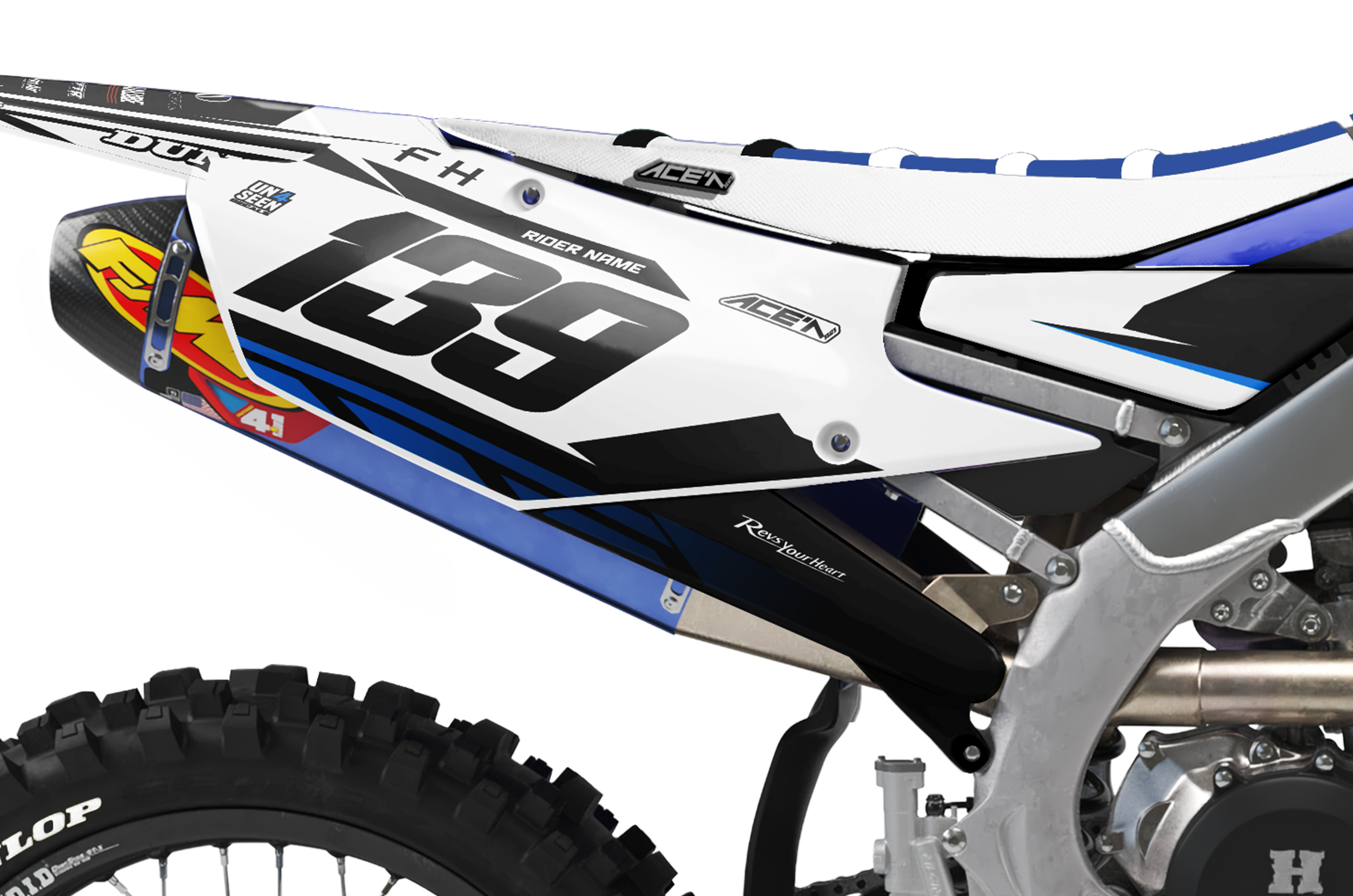 Yamaha Graphics Kit - Style White